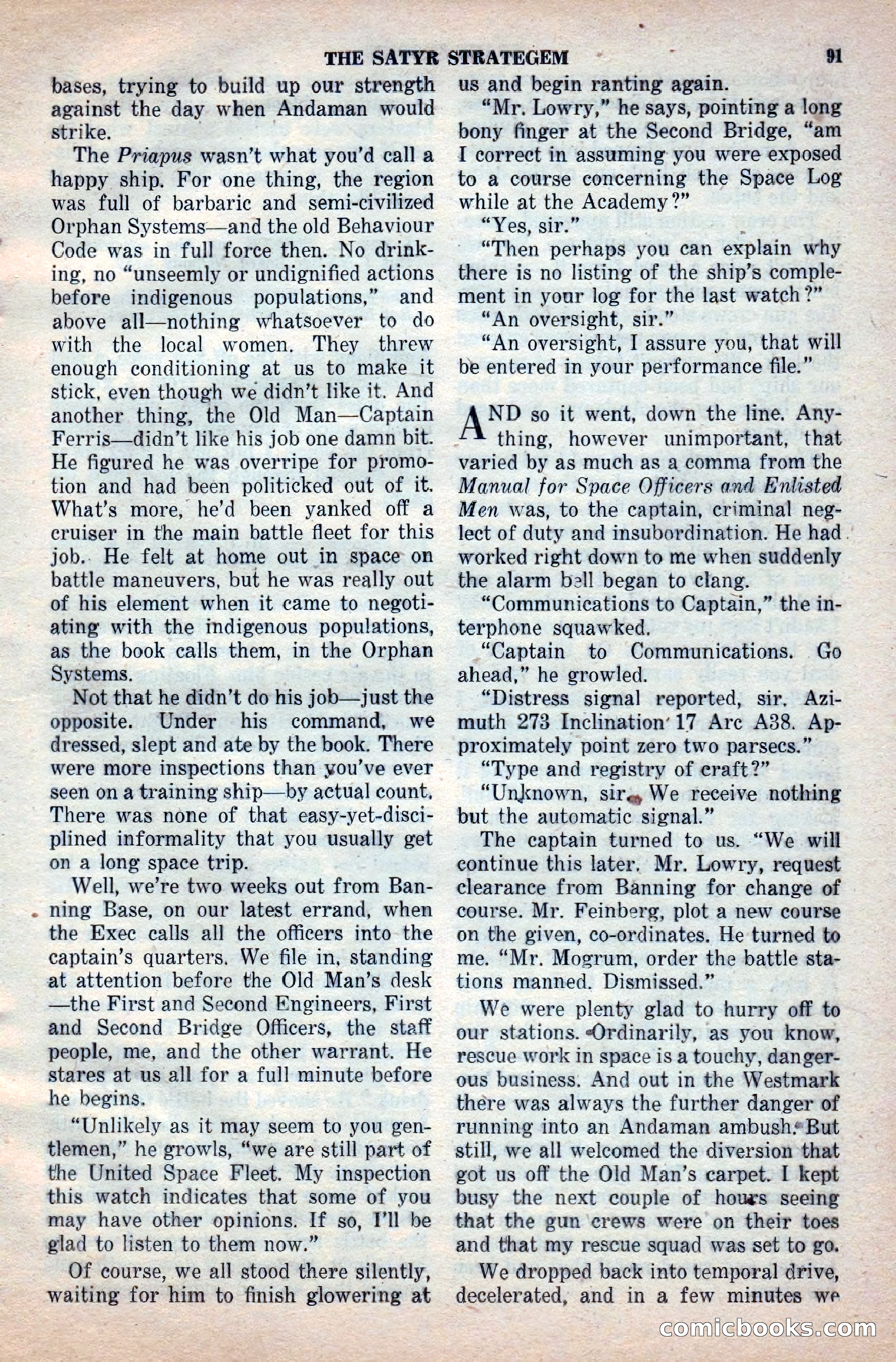 Space Stories, April 1953 — page 91 of 132