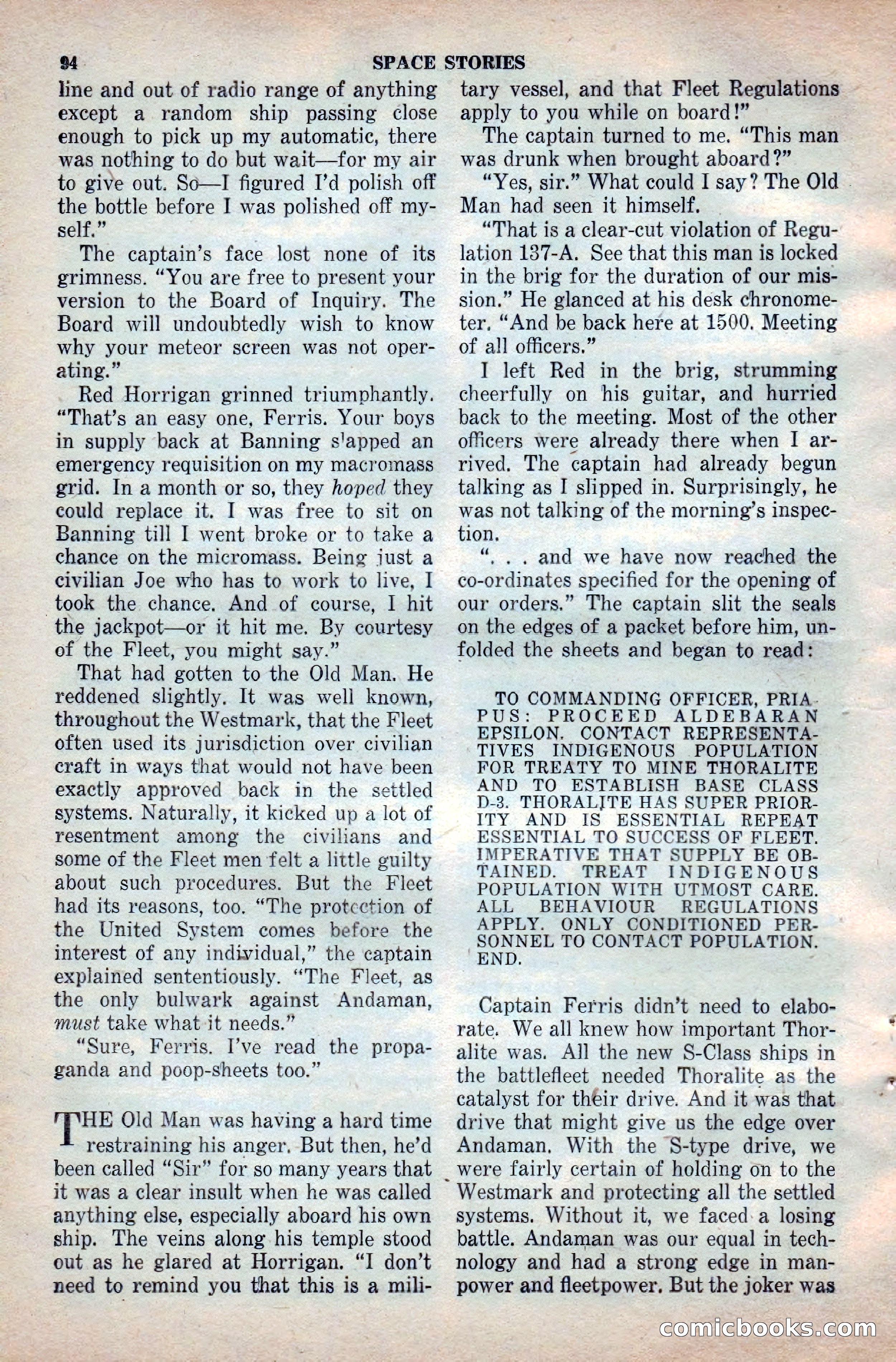 Space Stories, April 1953 — page 94 of 132