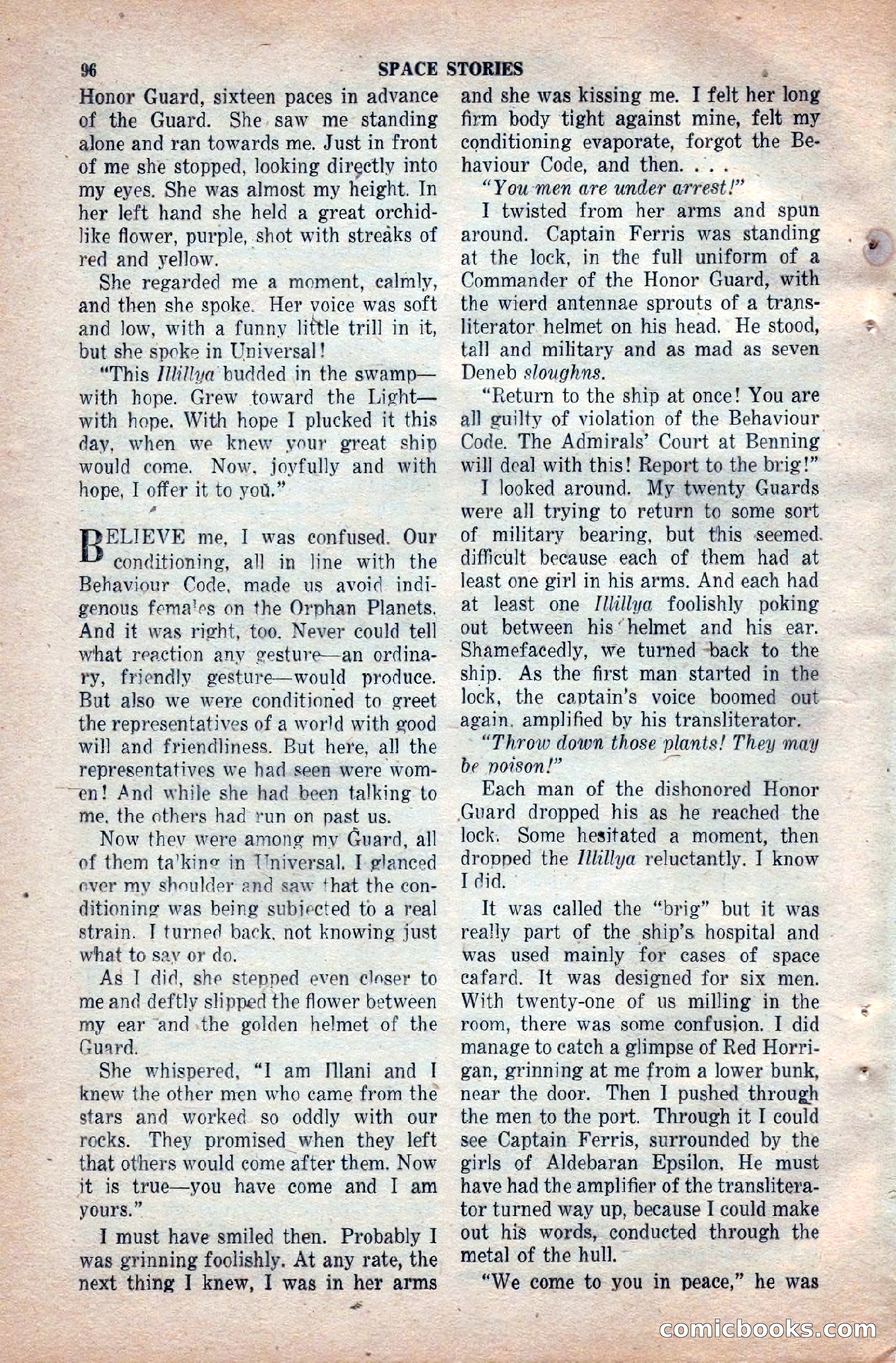 Space Stories, April 1953 — page 96 of 132