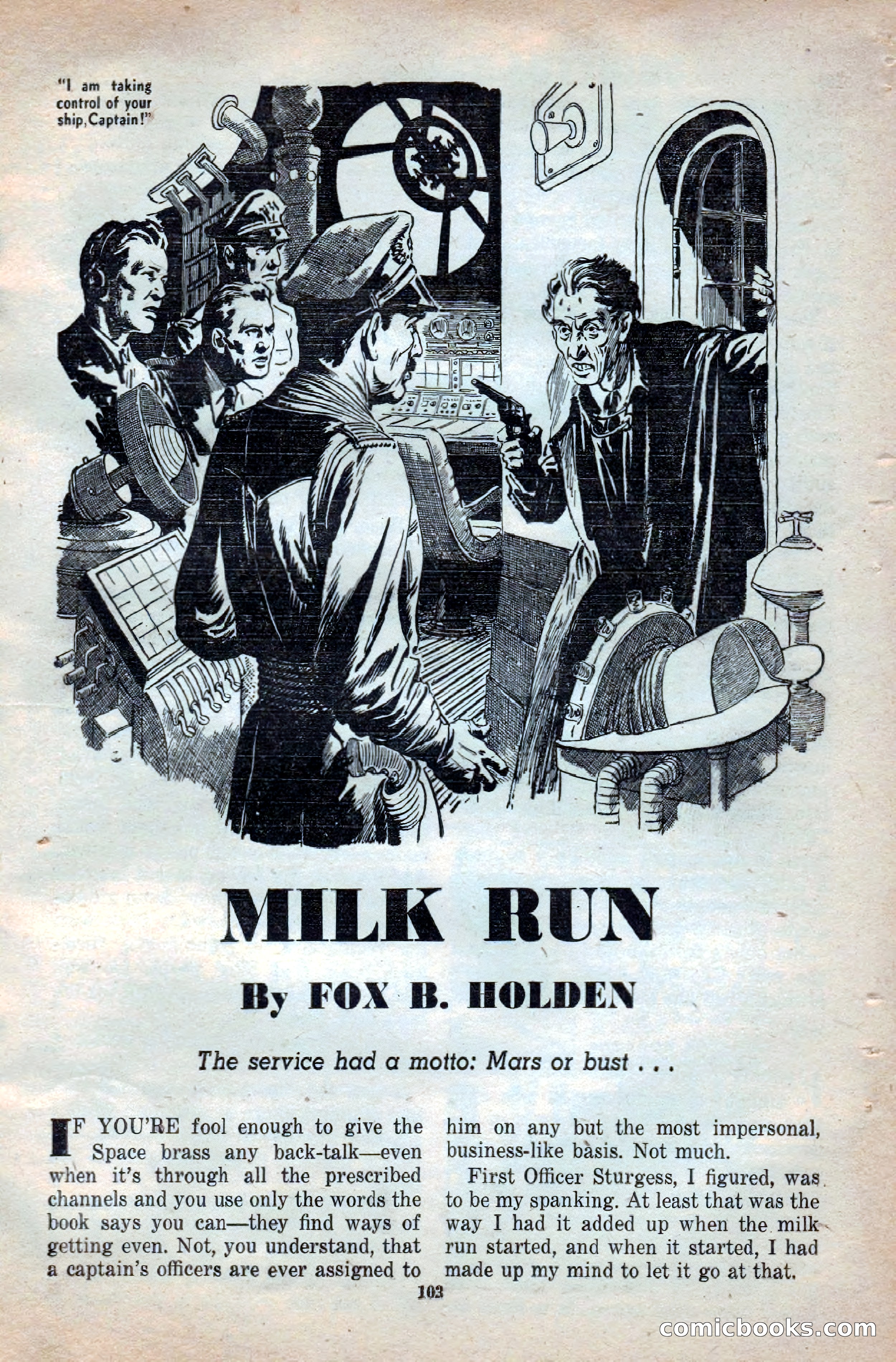 Space Stories, April 1953 — page 103 of 132