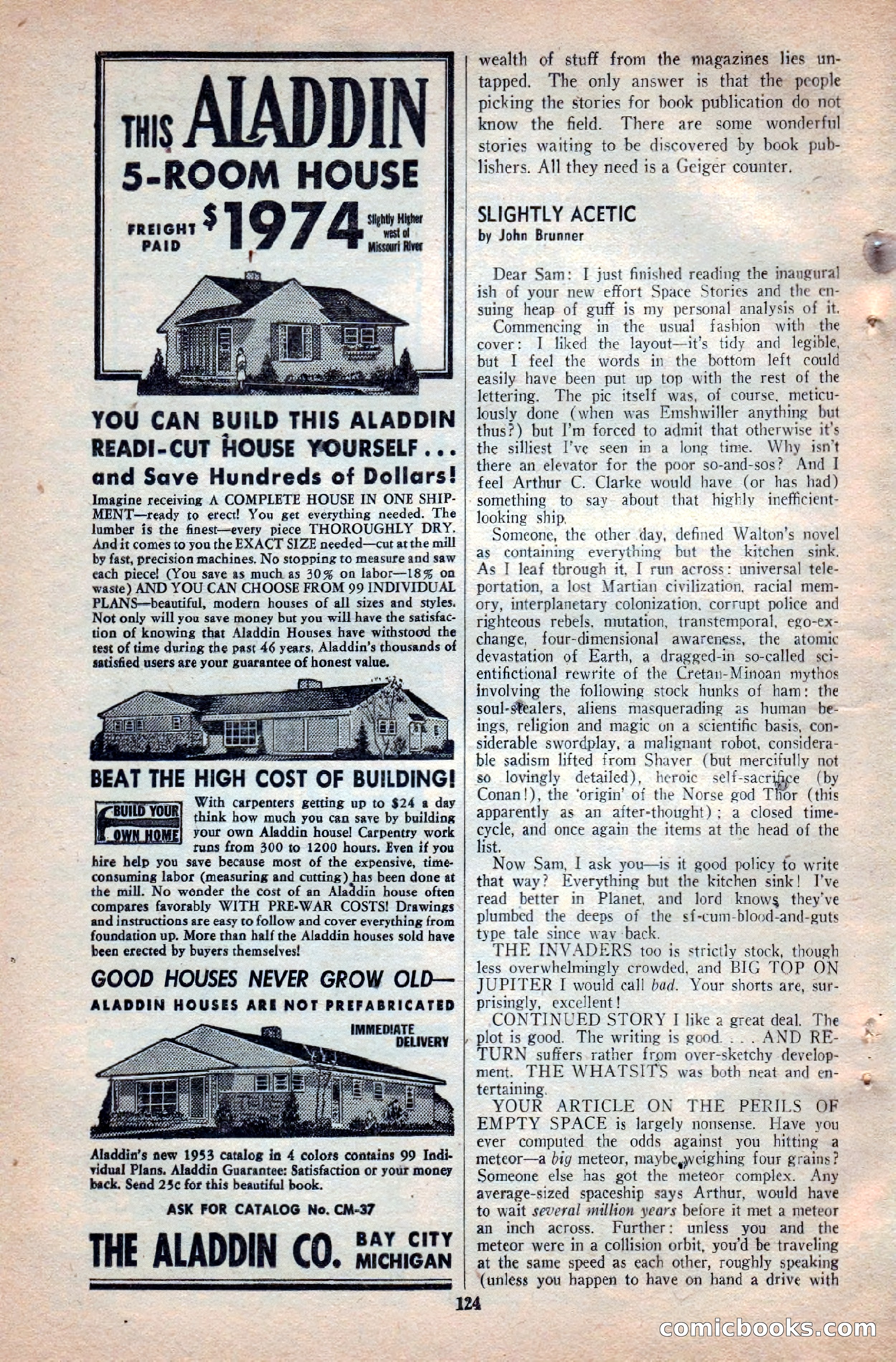Space Stories, April 1953 — page 124 of 132
