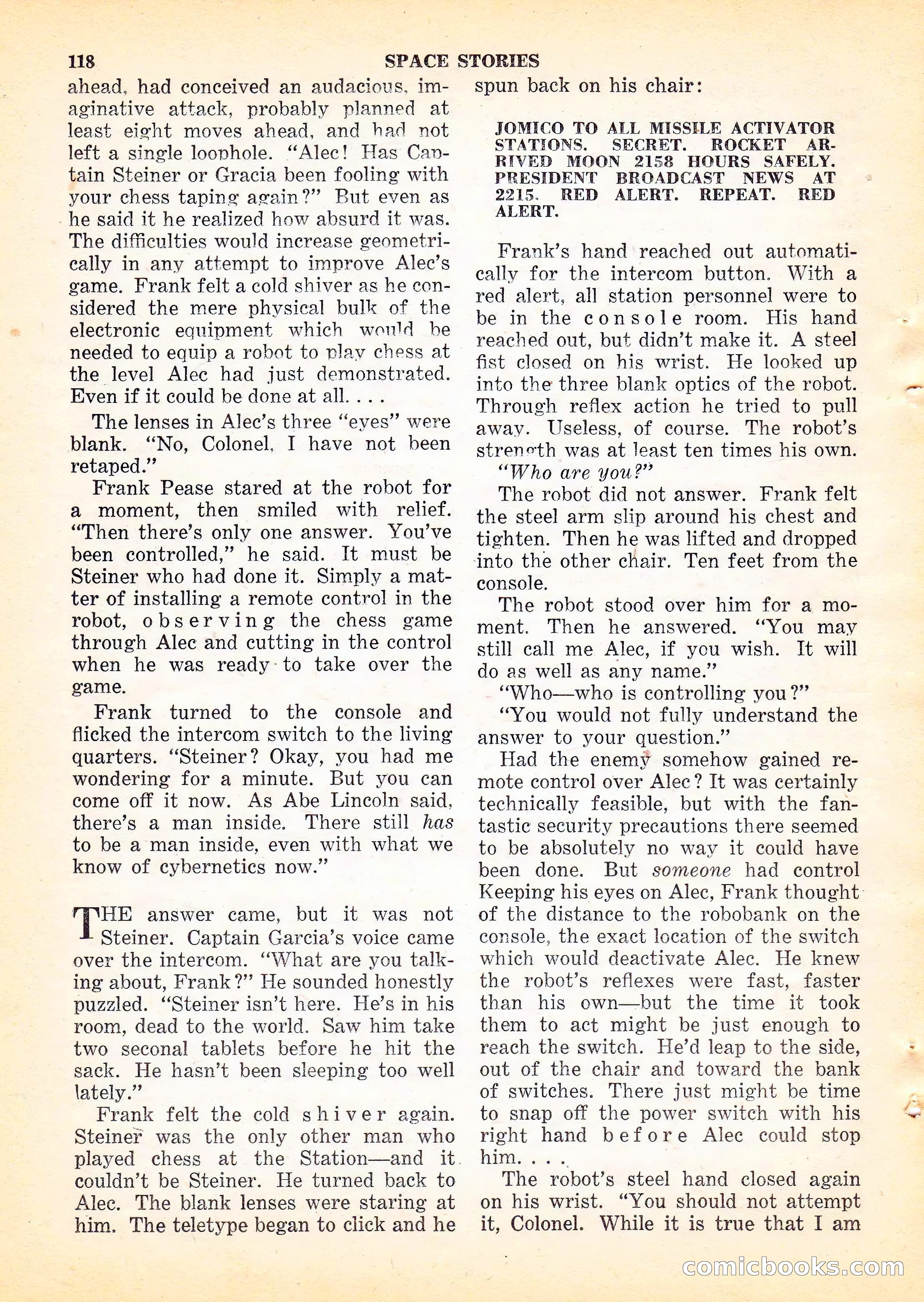 Space Stories, Vol. 2, No. 2 — page 119 of 132