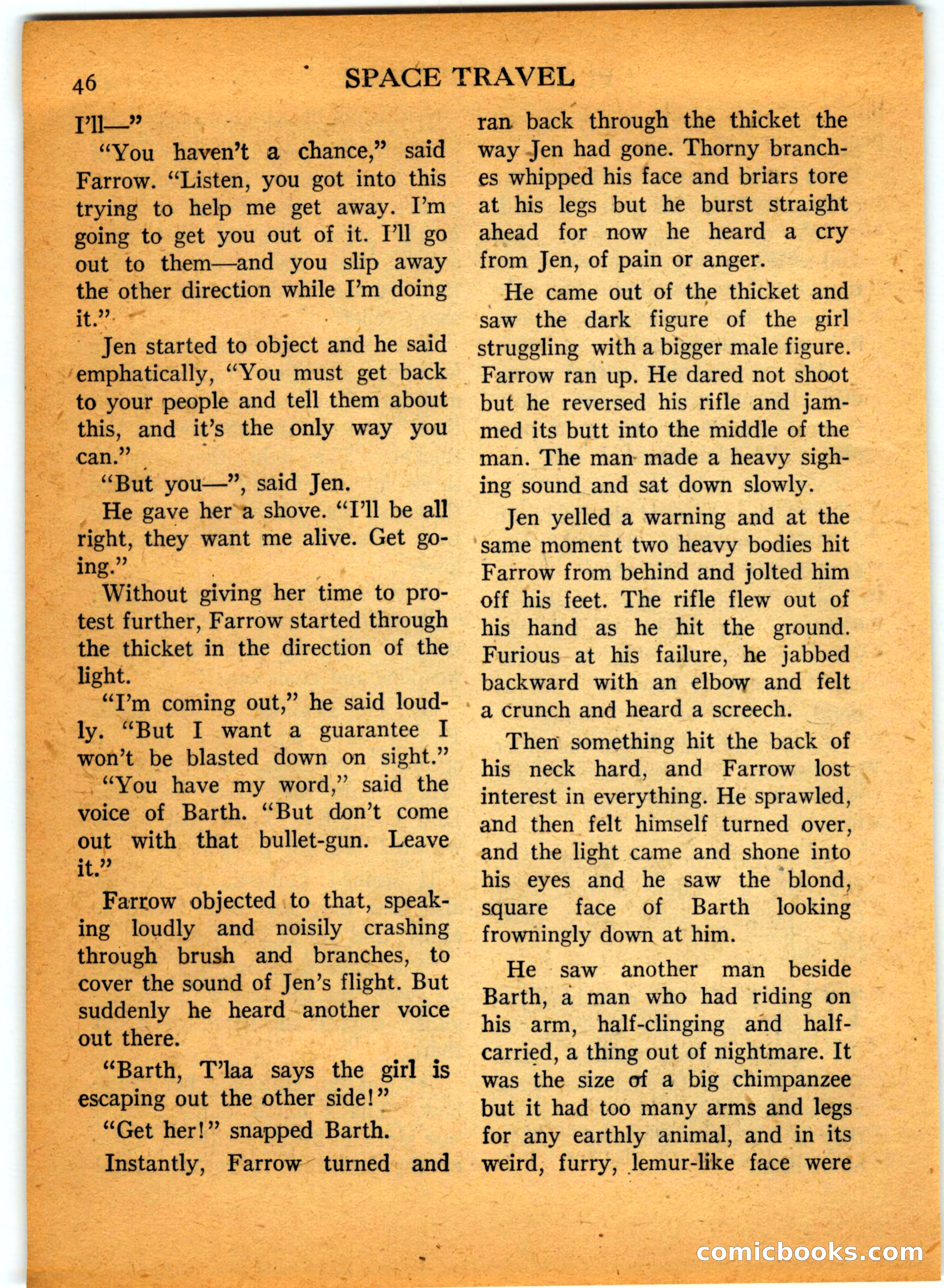 Space Travel, July 1958 — page 46 of 132