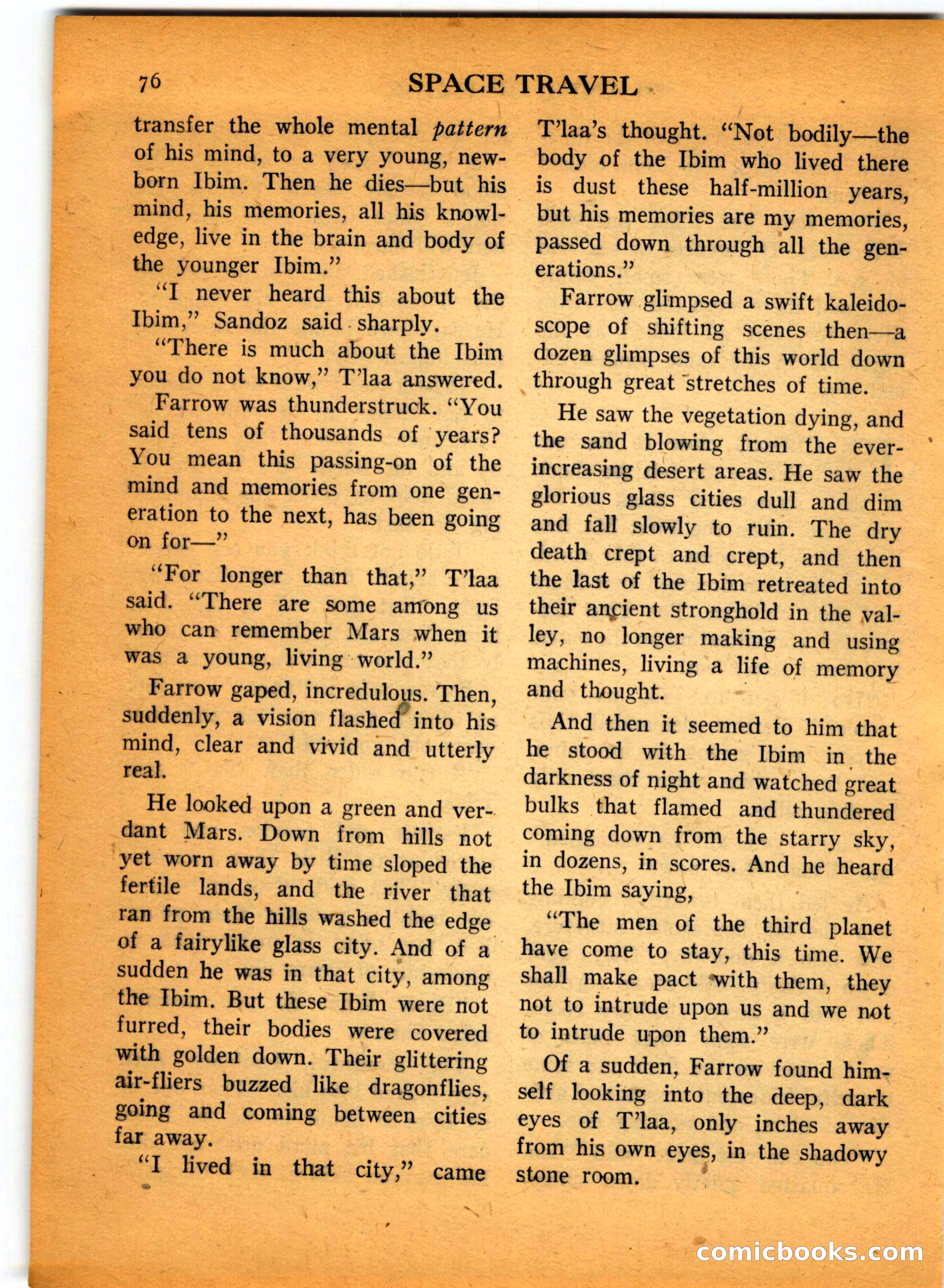 Space Travel, July 1958 — page 76 of 132