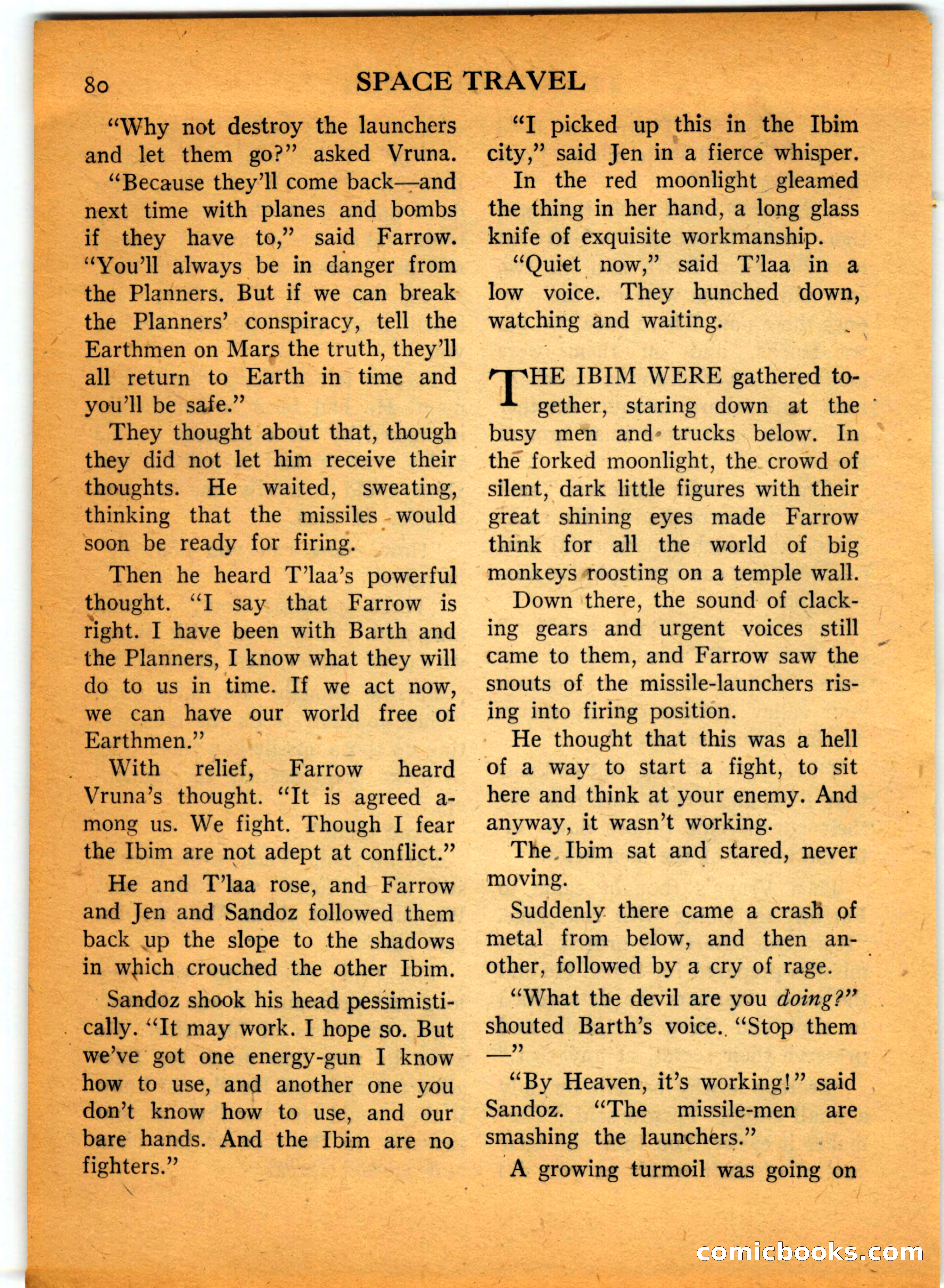 Space Travel, July 1958 — page 80 of 132