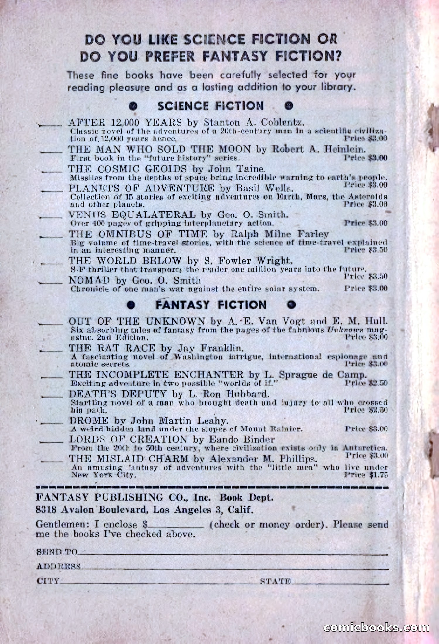 Spaceway, December 1953 — page 2 of 164