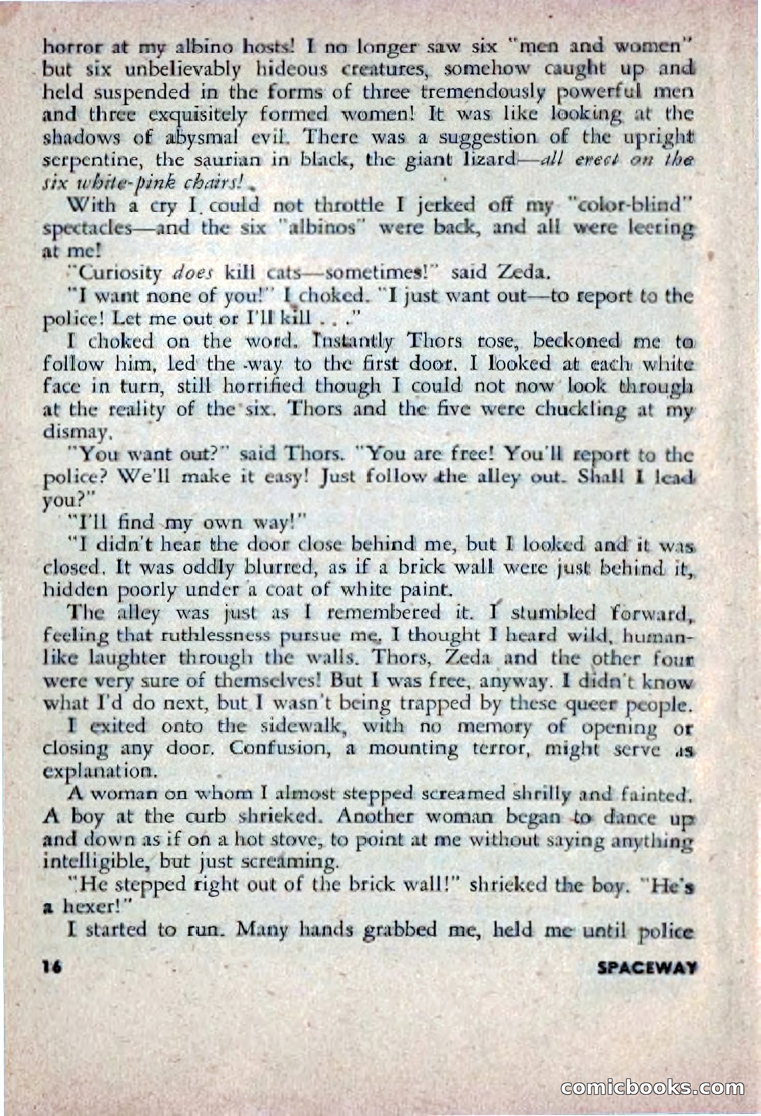 Spaceway, December 1953 — page 16 of 164