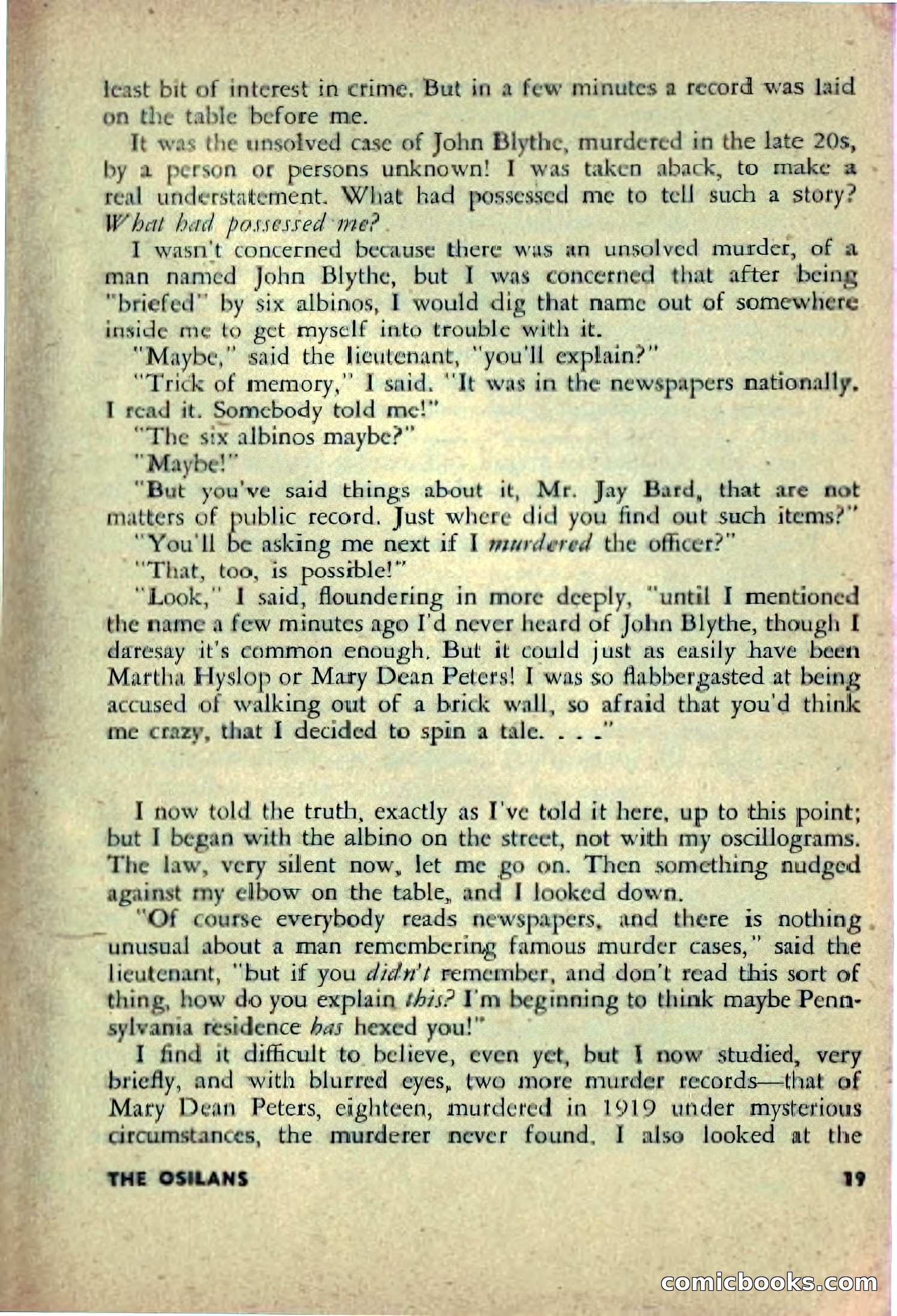 Spaceway, December 1953 — page 19 of 164