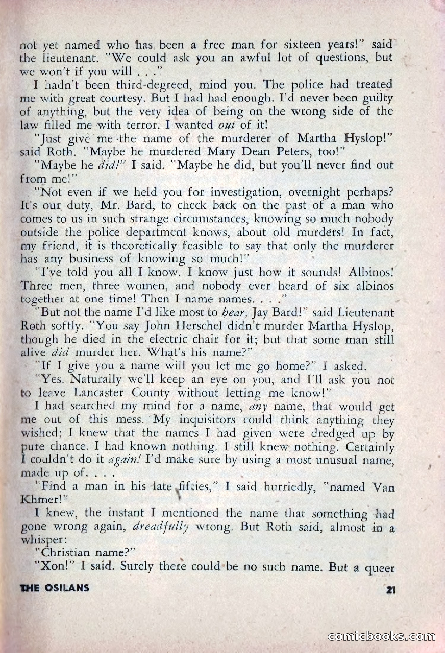 Spaceway, December 1953 — page 21 of 164