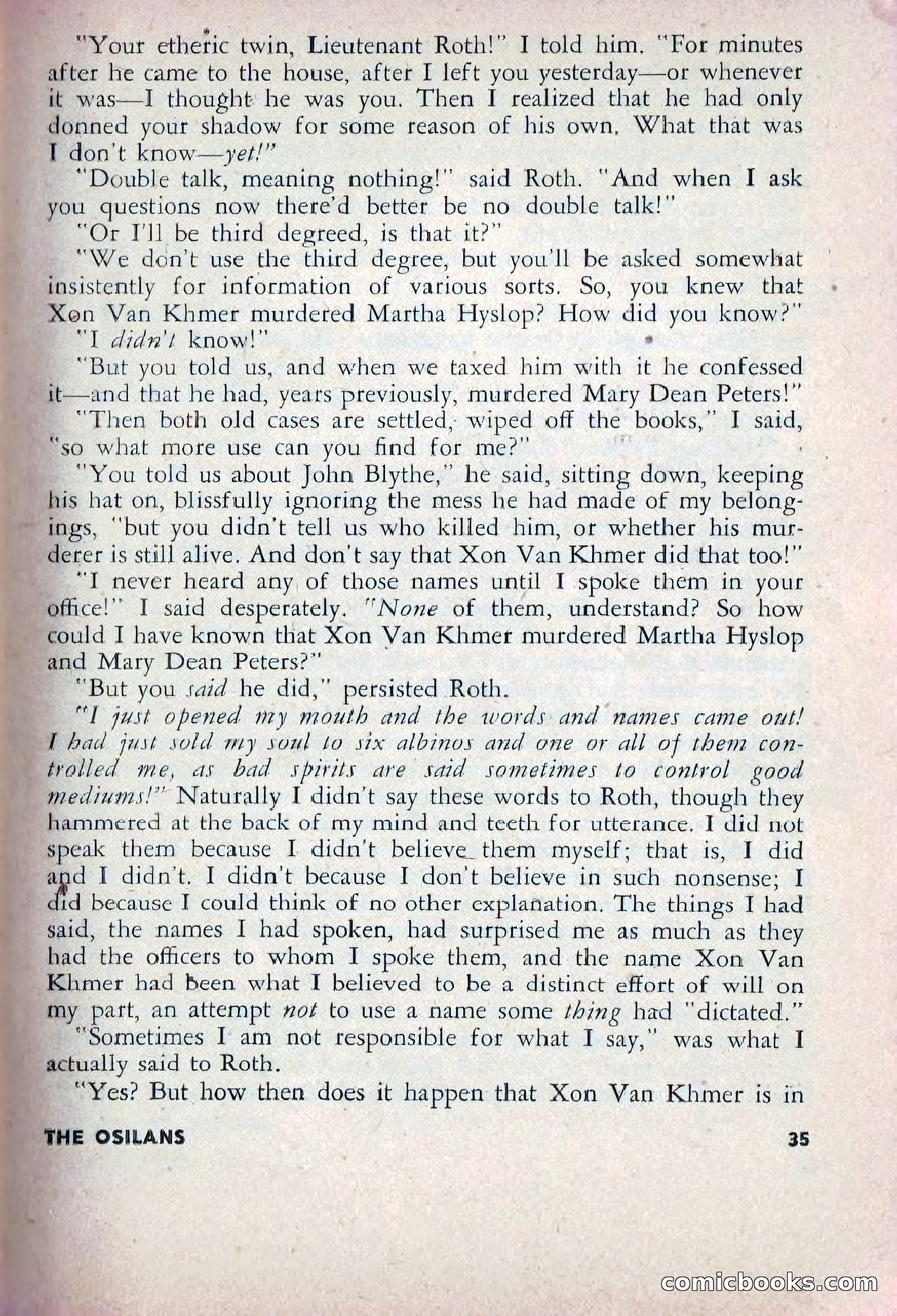 Spaceway, December 1953 — page 35 of 164