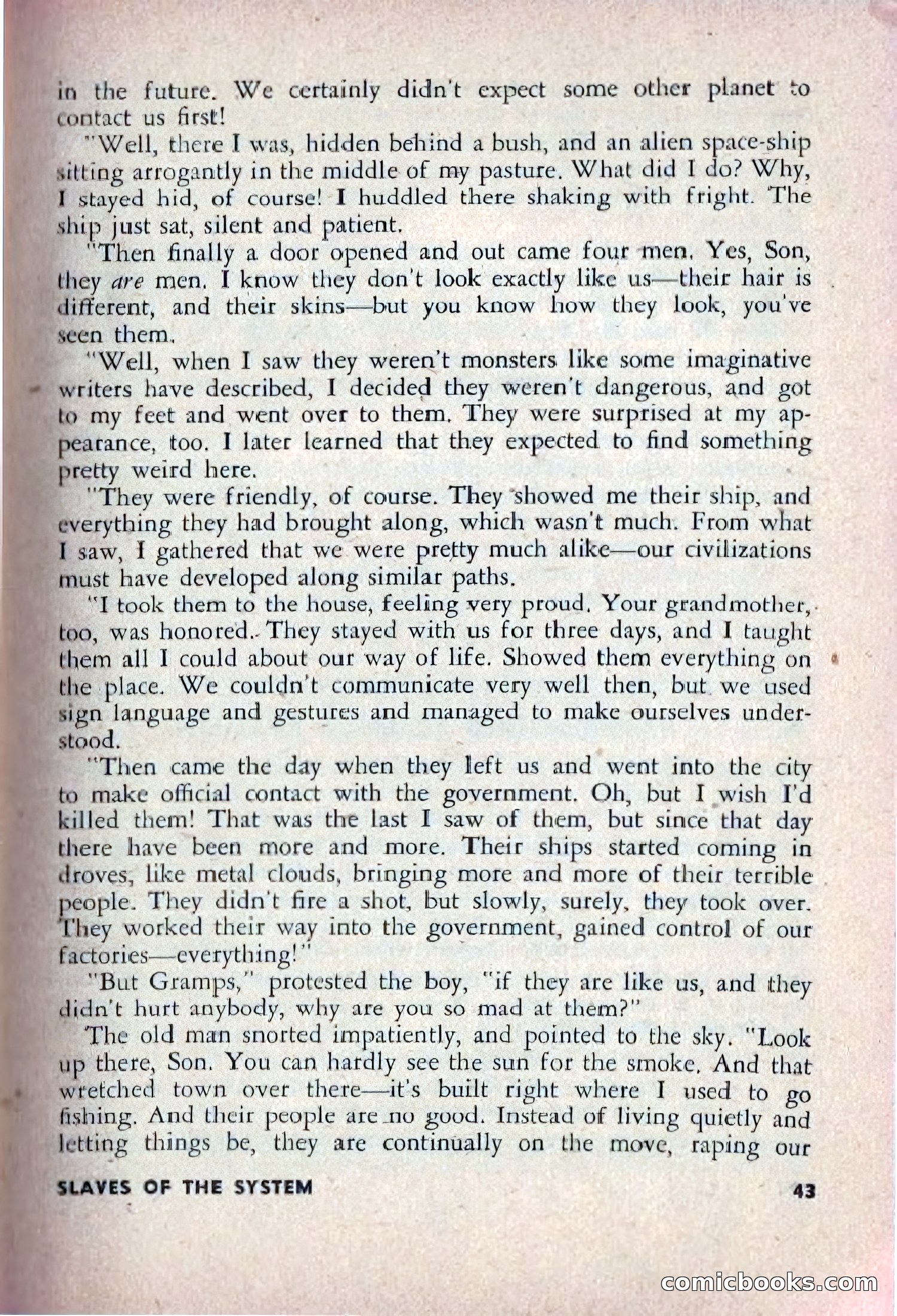 Spaceway, December 1953 — page 43 of 164