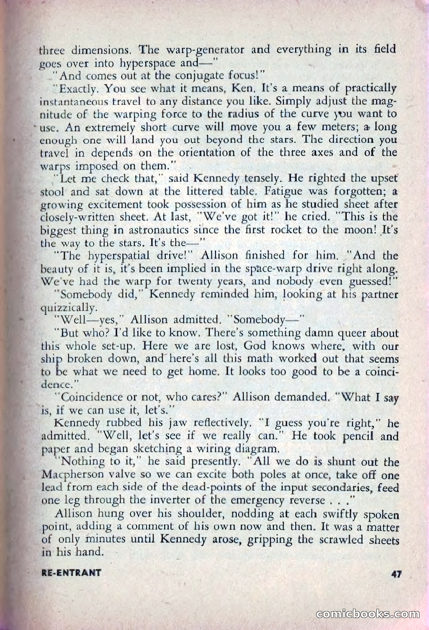 Spaceway, December 1953 — page 47 of 164