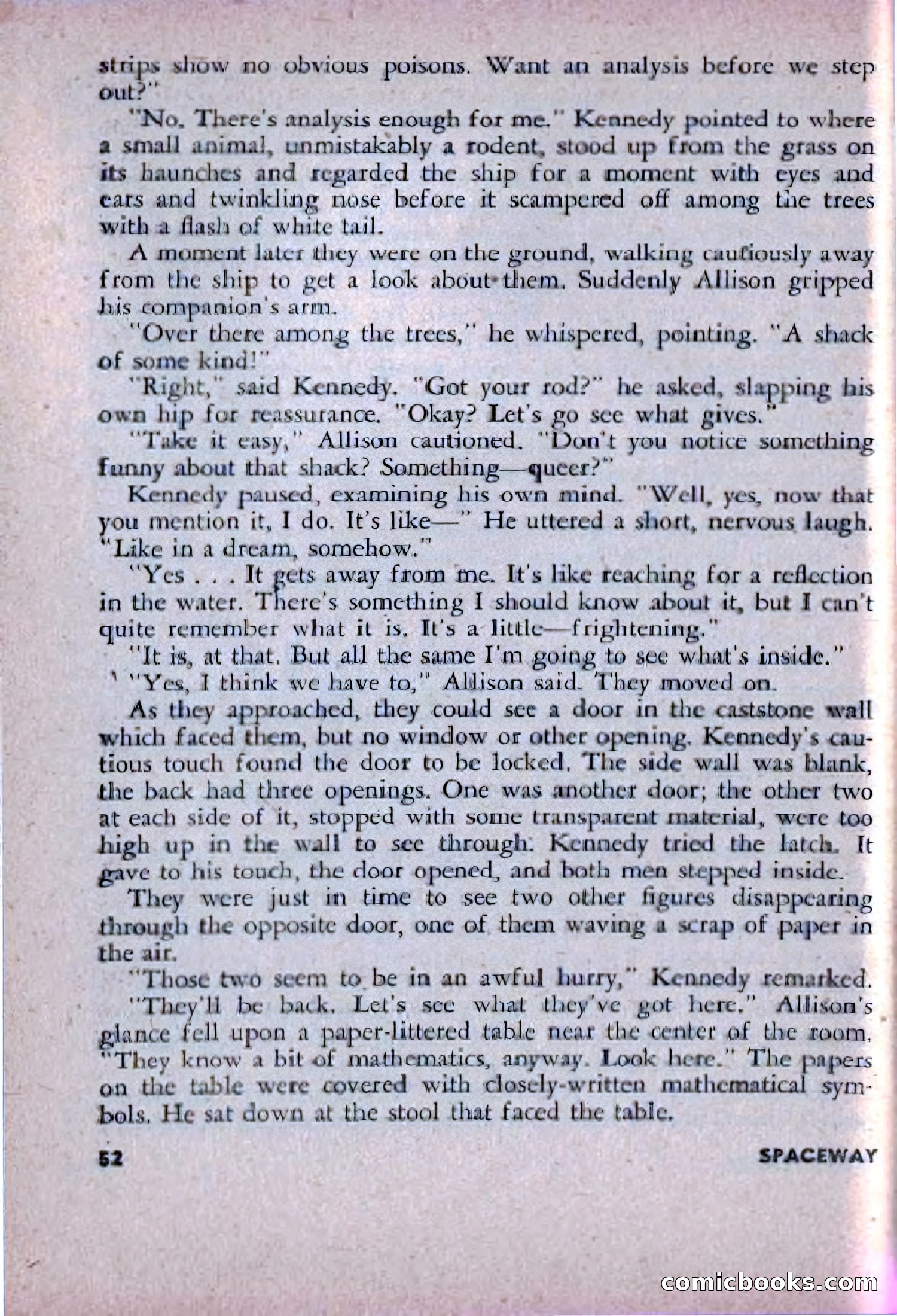 Spaceway, December 1953 — page 52 of 164