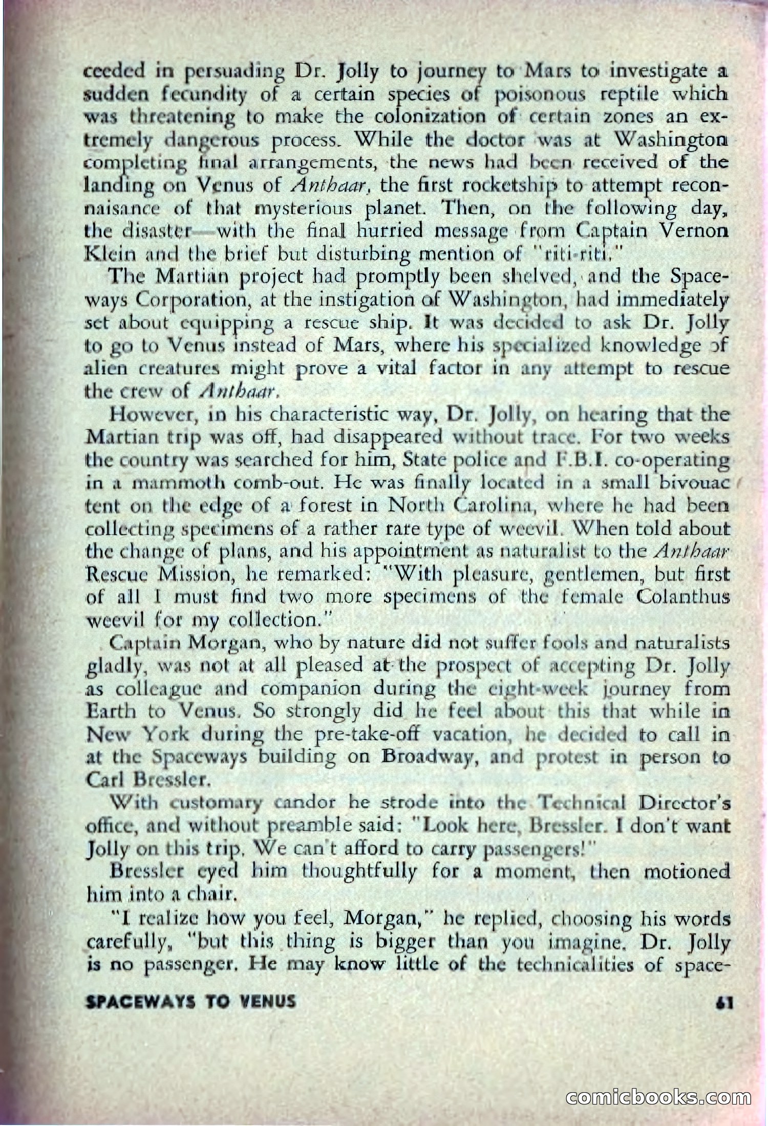 Spaceway, December 1953 — page 61 of 164