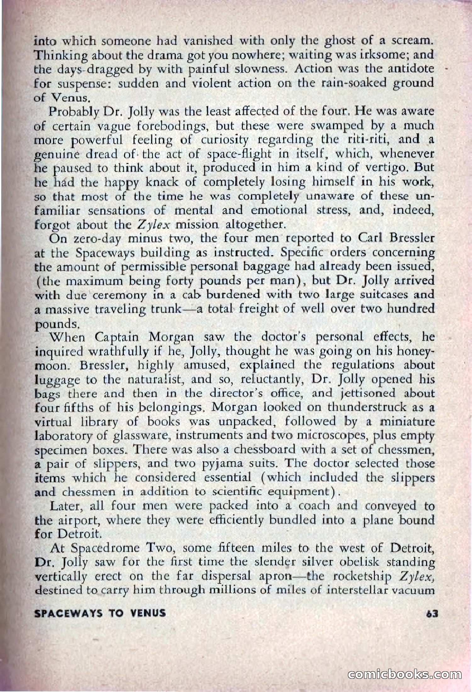 Spaceway, December 1953 — page 63 of 164