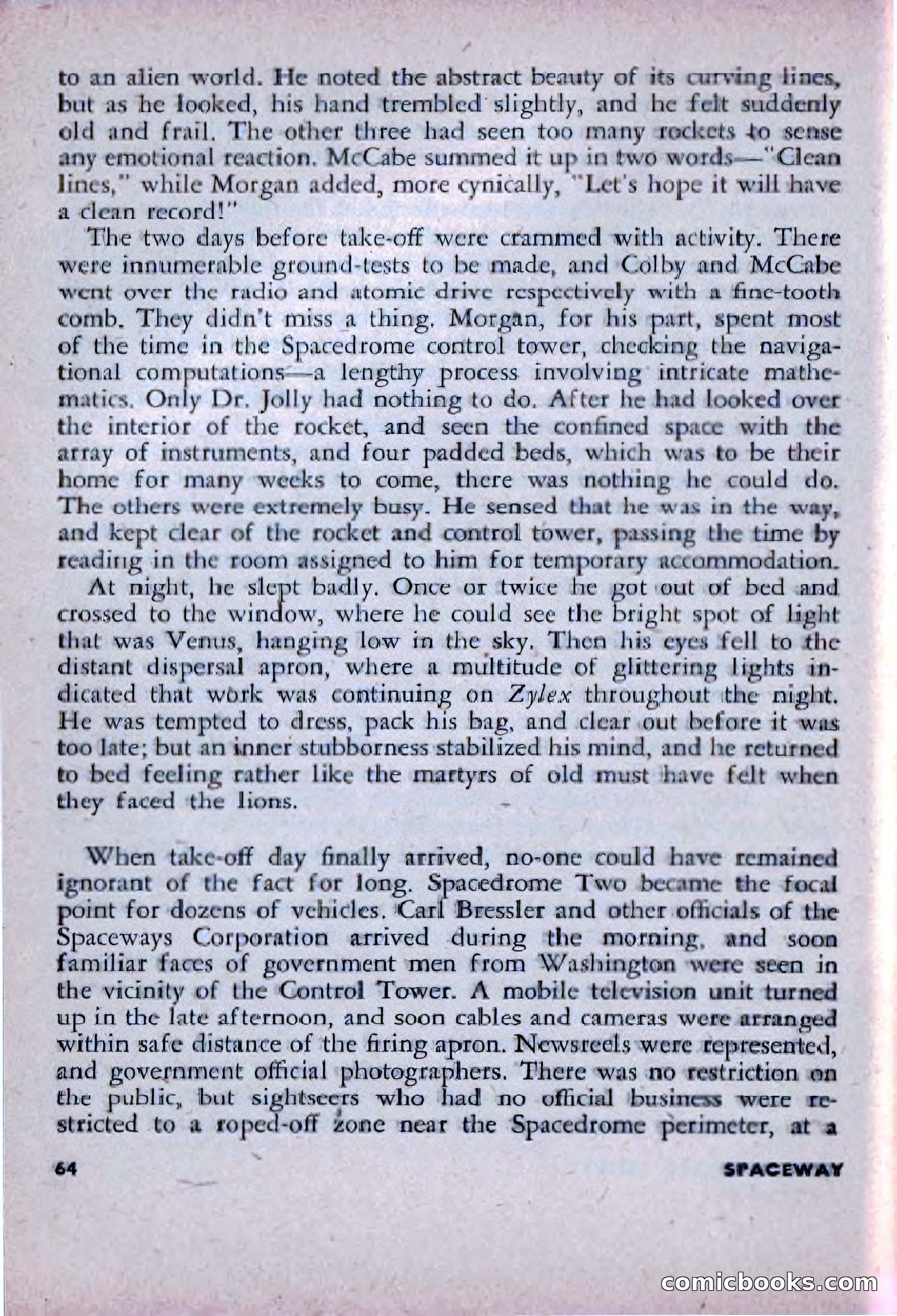 Spaceway, December 1953 — page 64 of 164