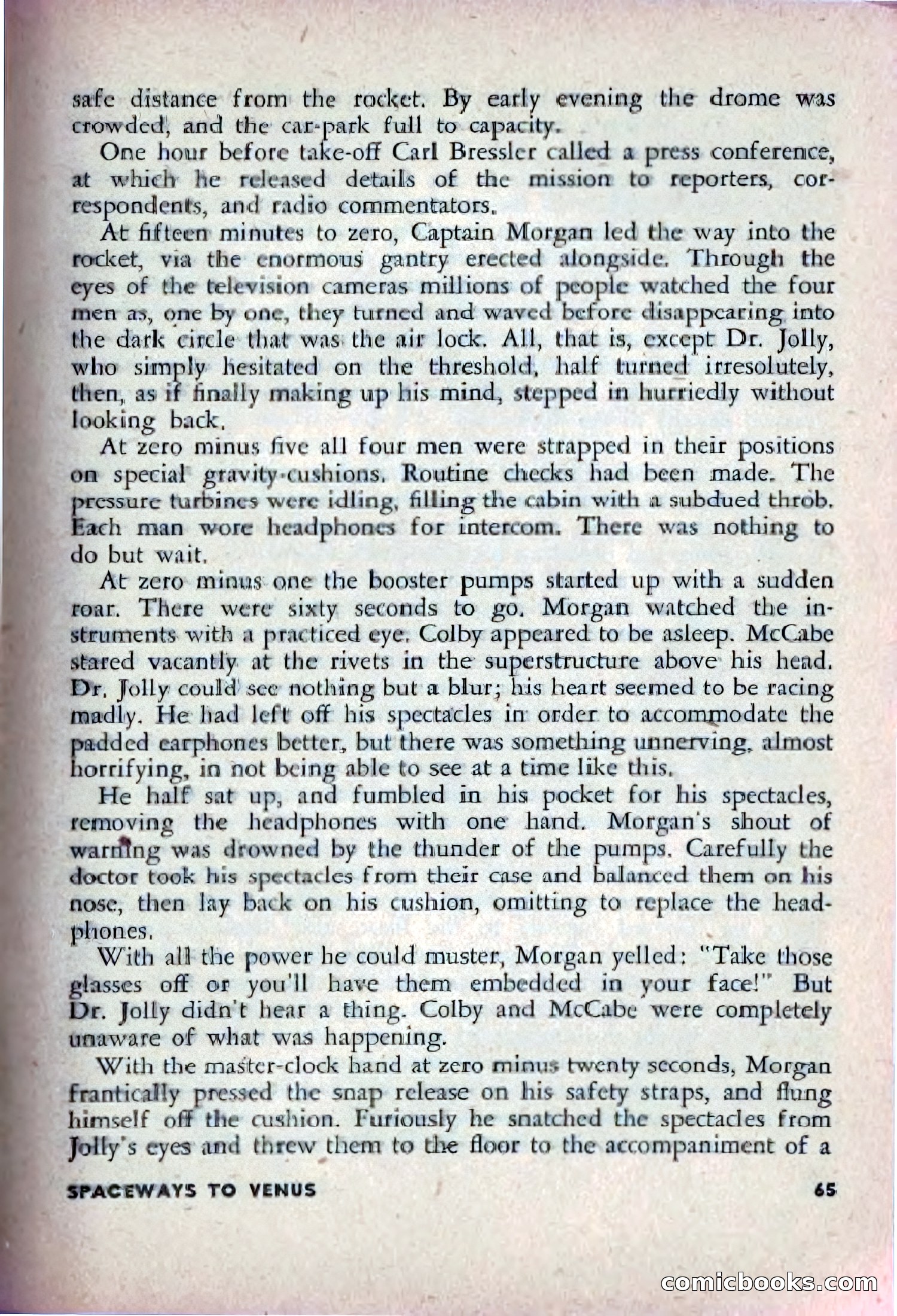 Spaceway, December 1953 — page 65 of 164