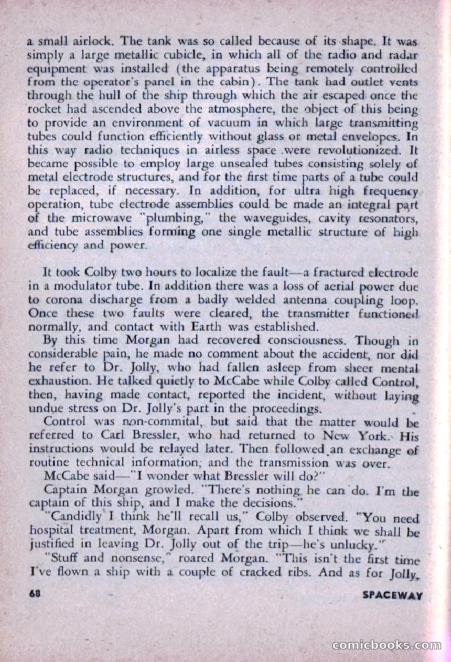 Spaceway, December 1953 — page 68 of 164