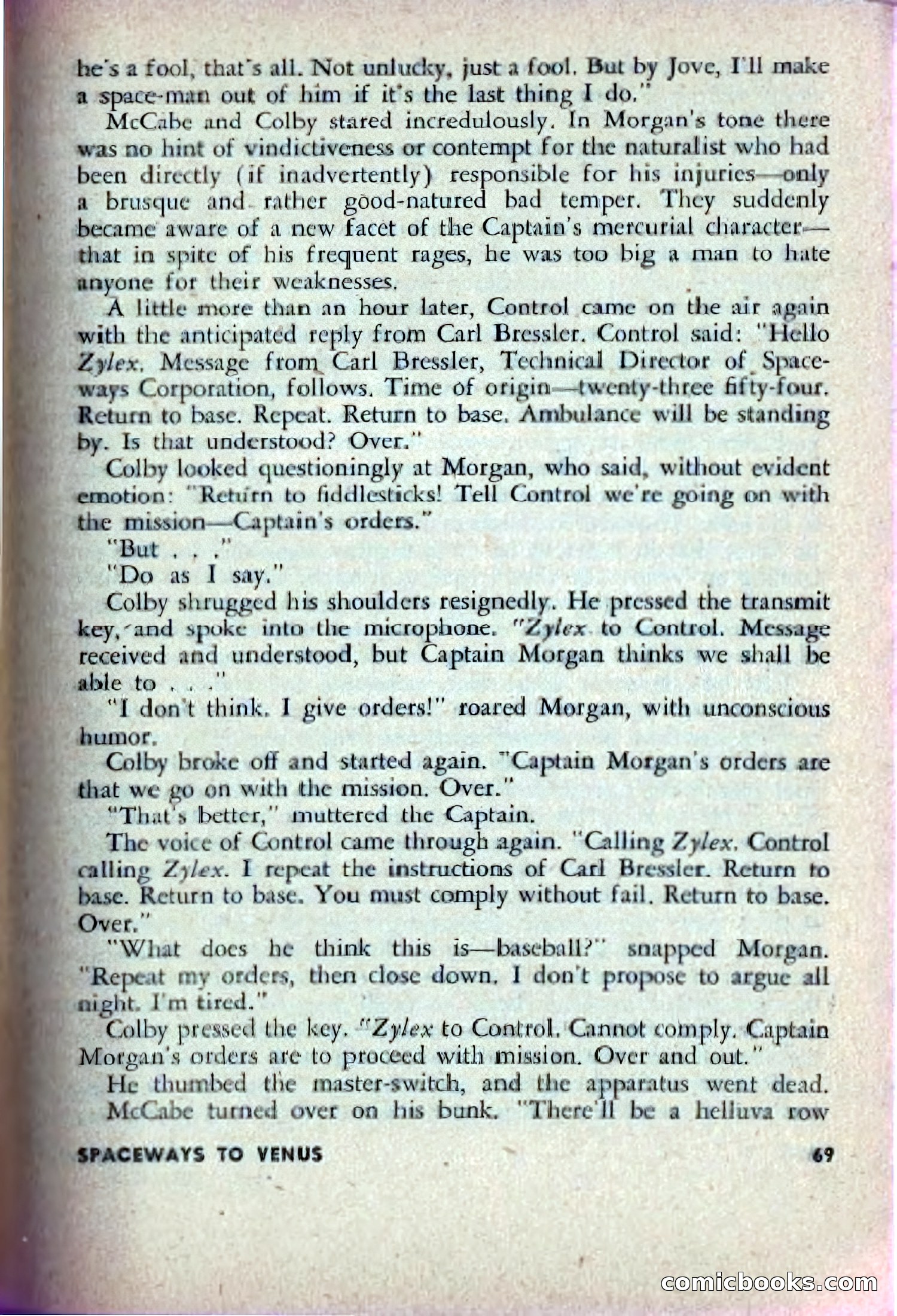 Spaceway, December 1953 — page 69 of 164