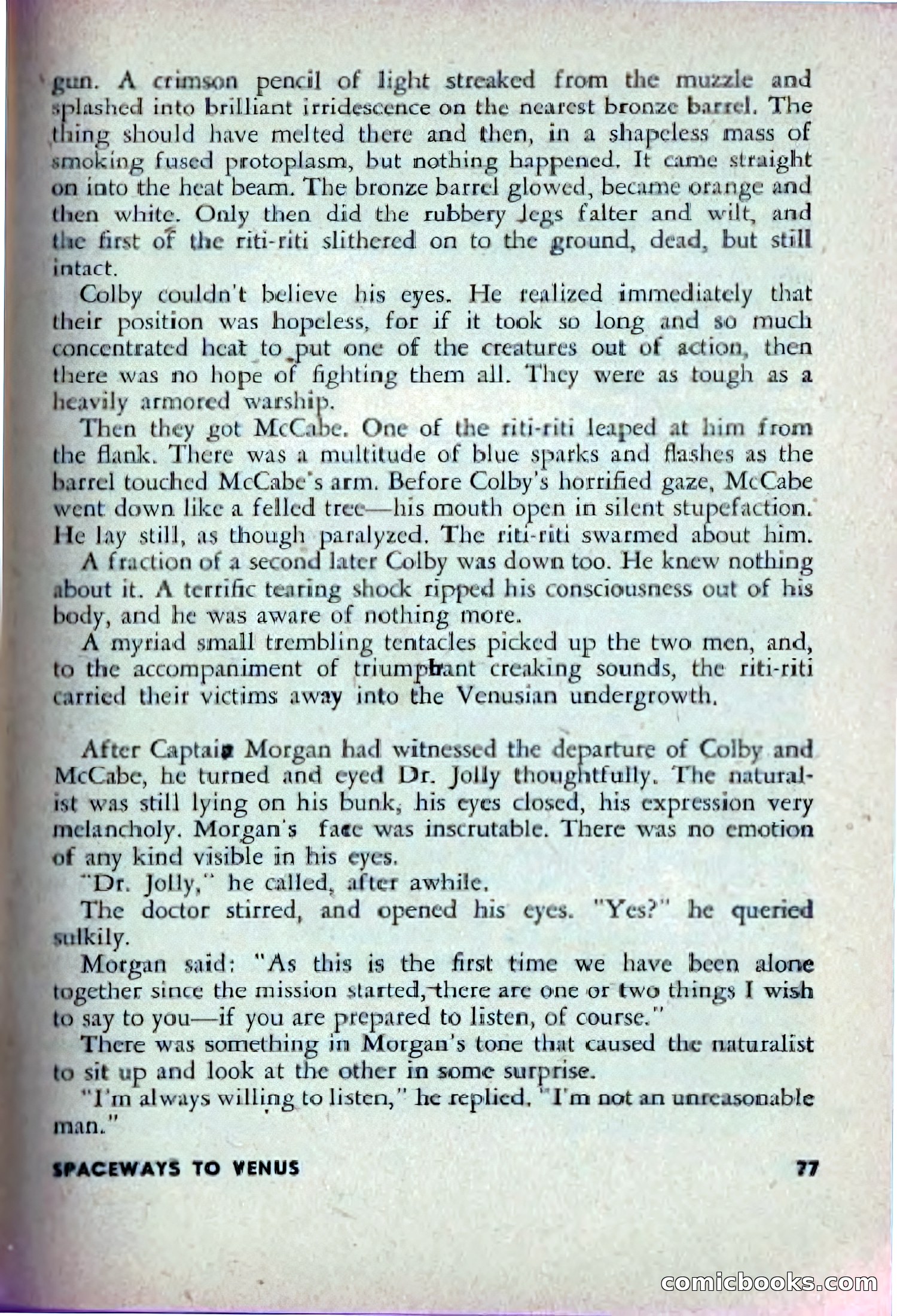 Spaceway, December 1953 — page 77 of 164