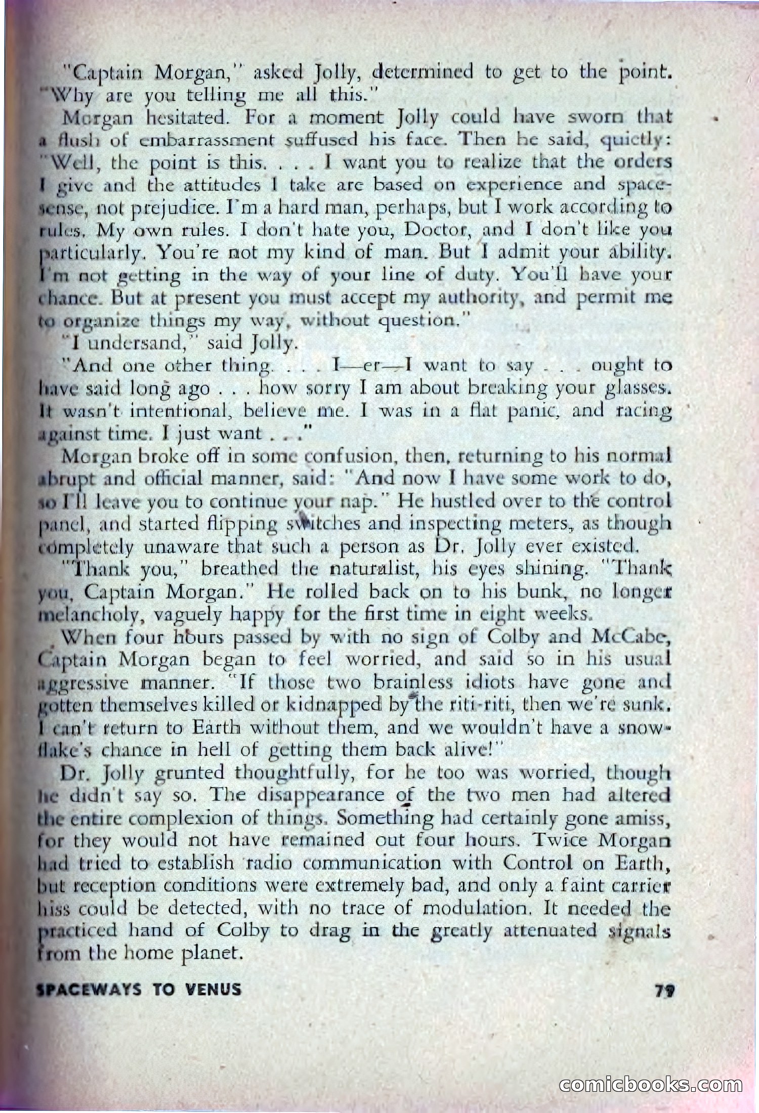 Spaceway, December 1953 — page 79 of 164