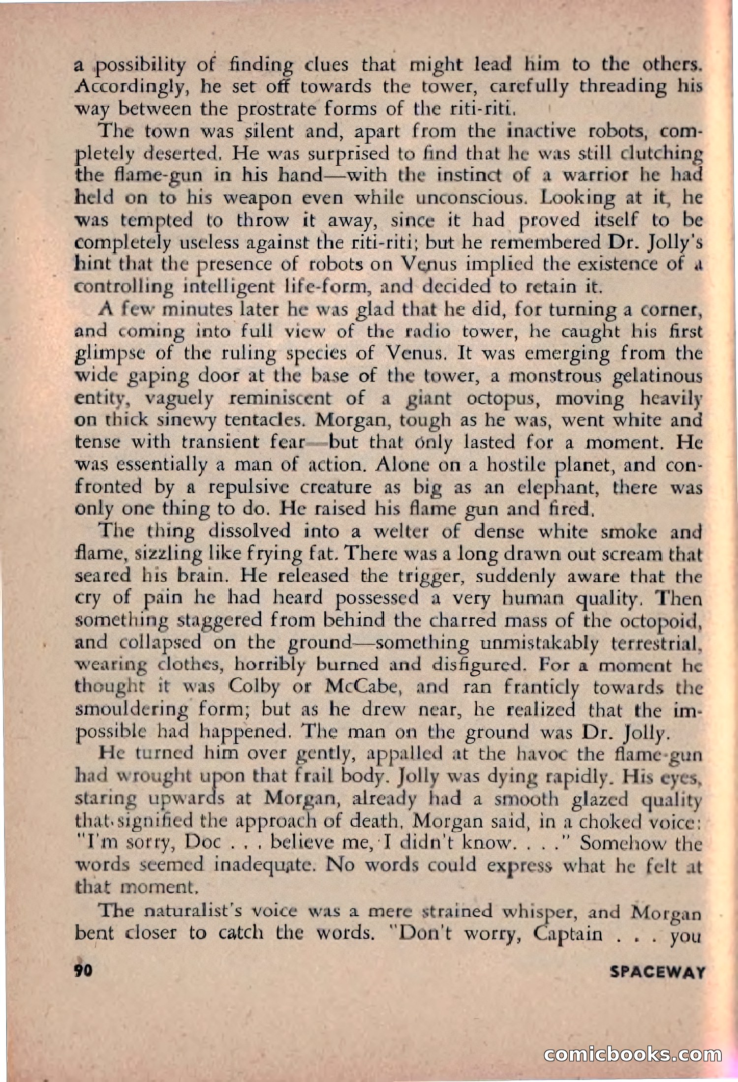 Spaceway, December 1953 — page 90 of 164