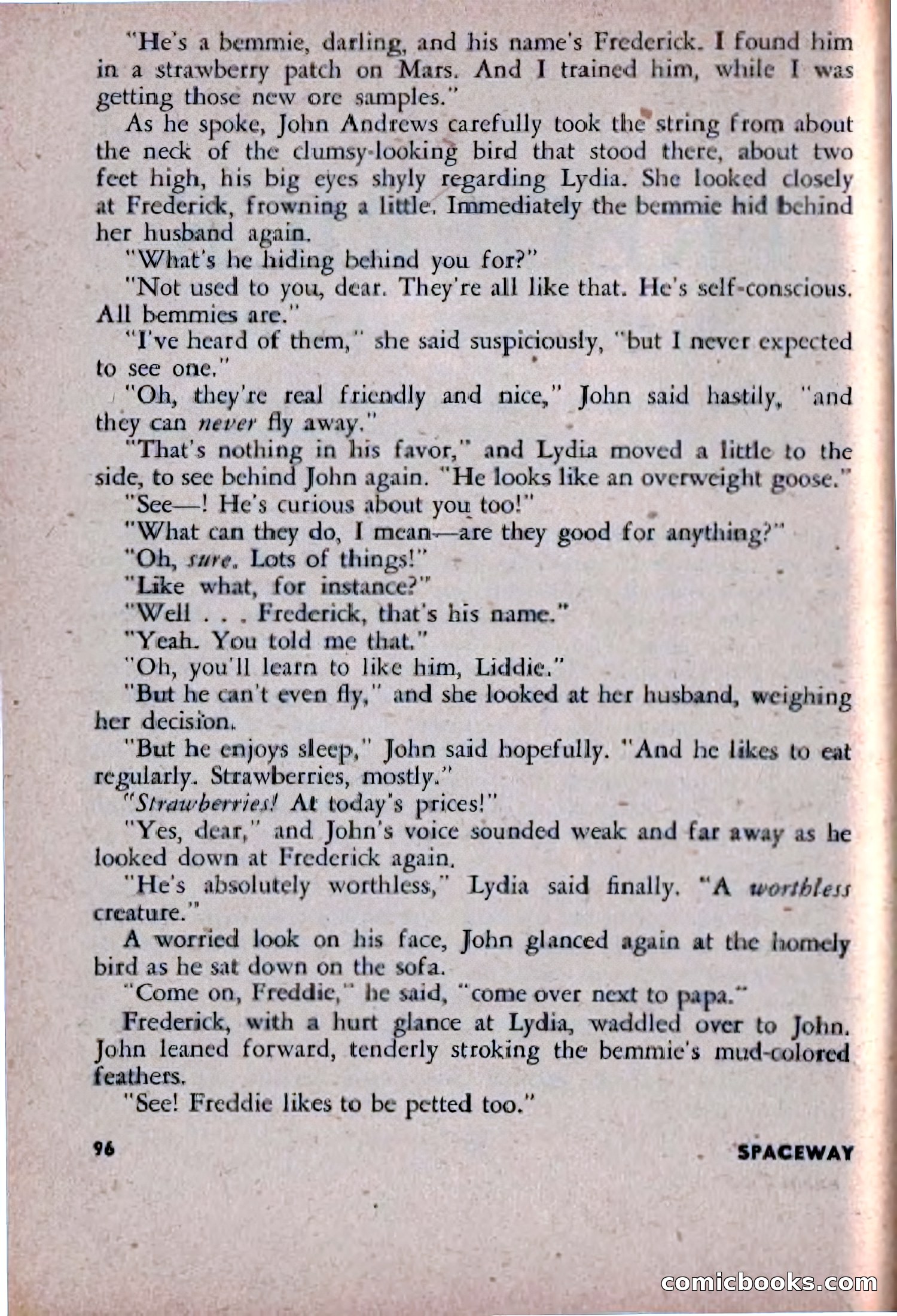 Spaceway, December 1953 — page 96 of 164