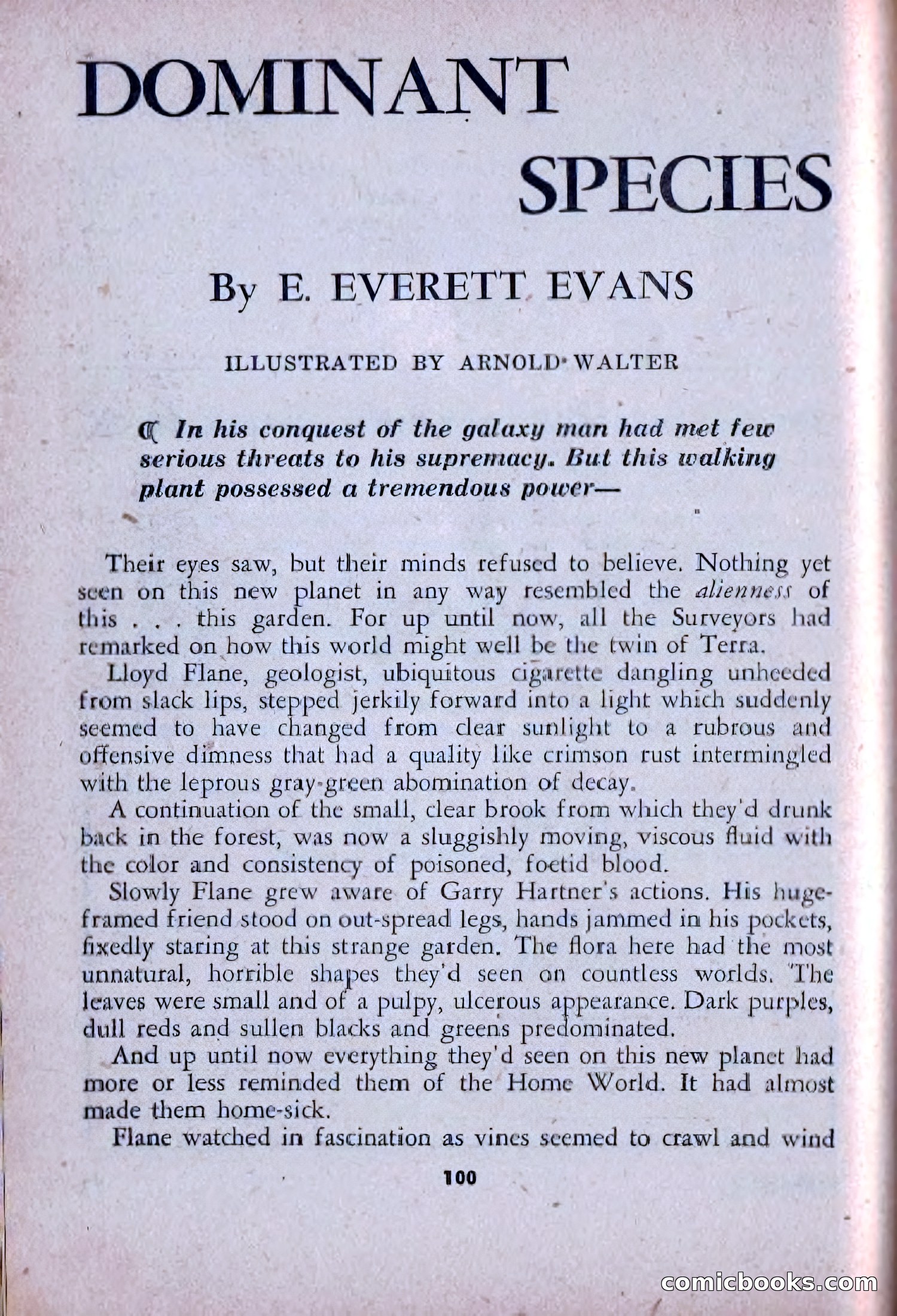 Spaceway, December 1953 — page 100 of 164