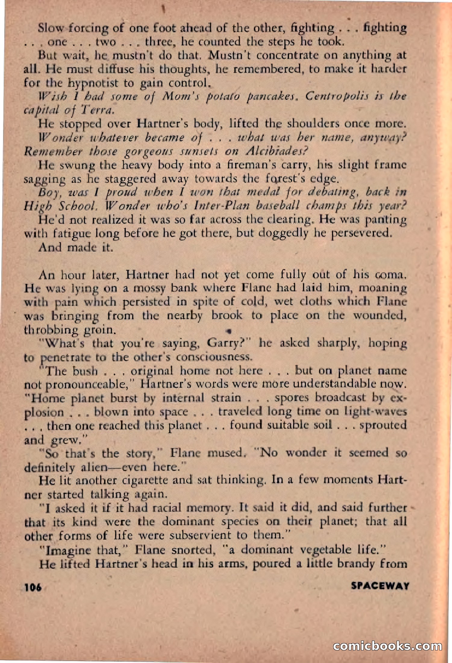 Spaceway, December 1953 — page 106 of 164