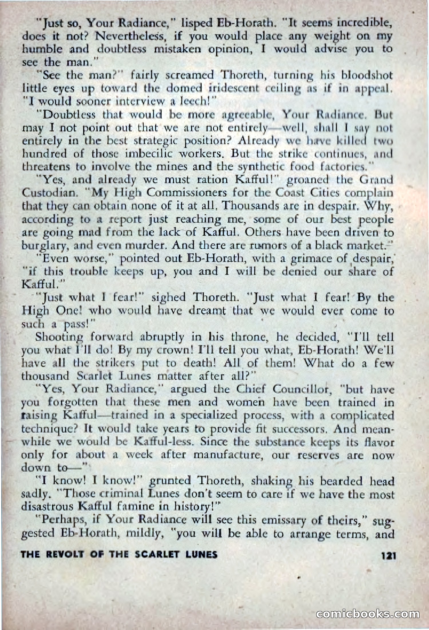 Spaceway, December 1953 — page 121 of 164