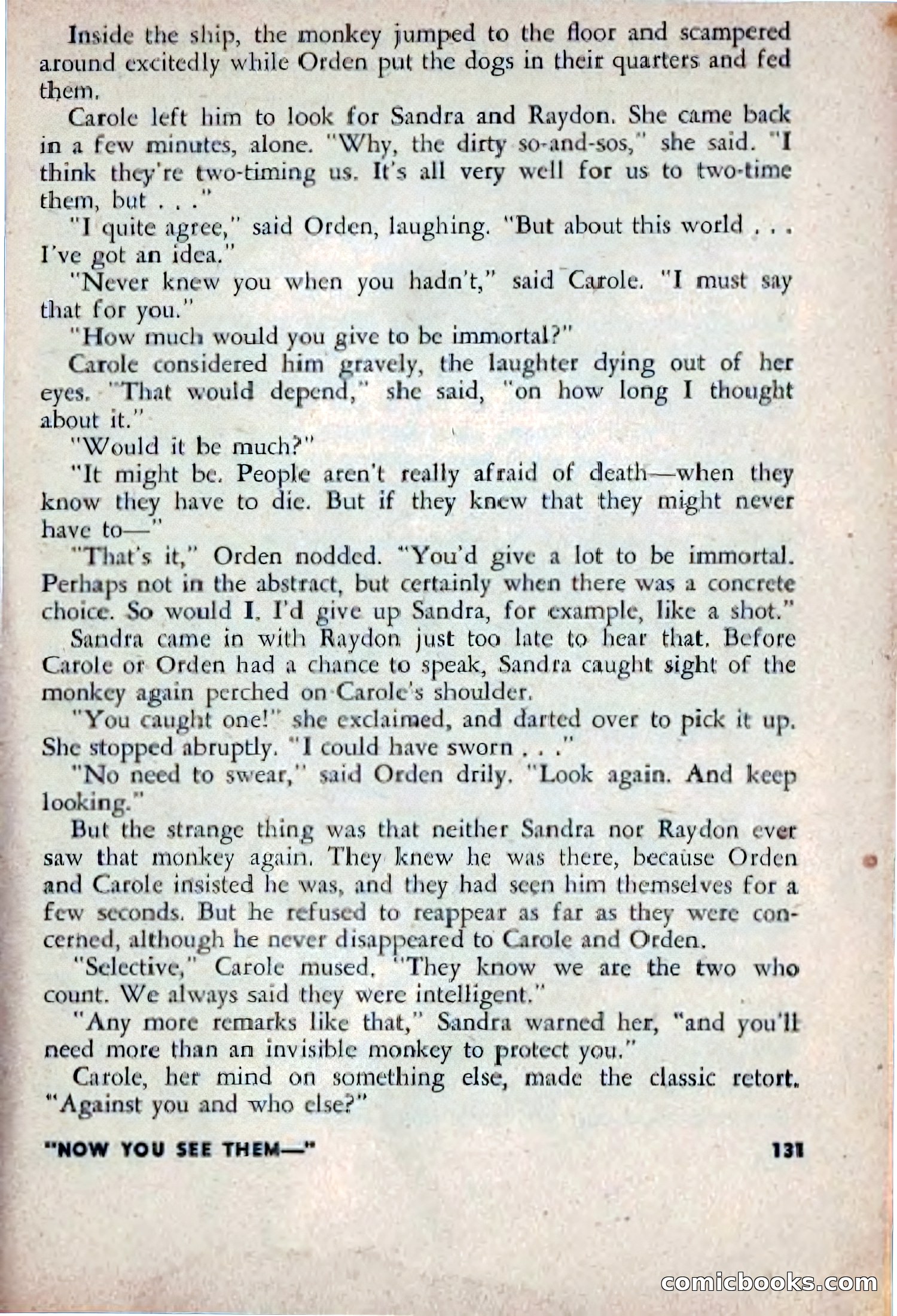 Spaceway, December 1953 — page 131 of 164