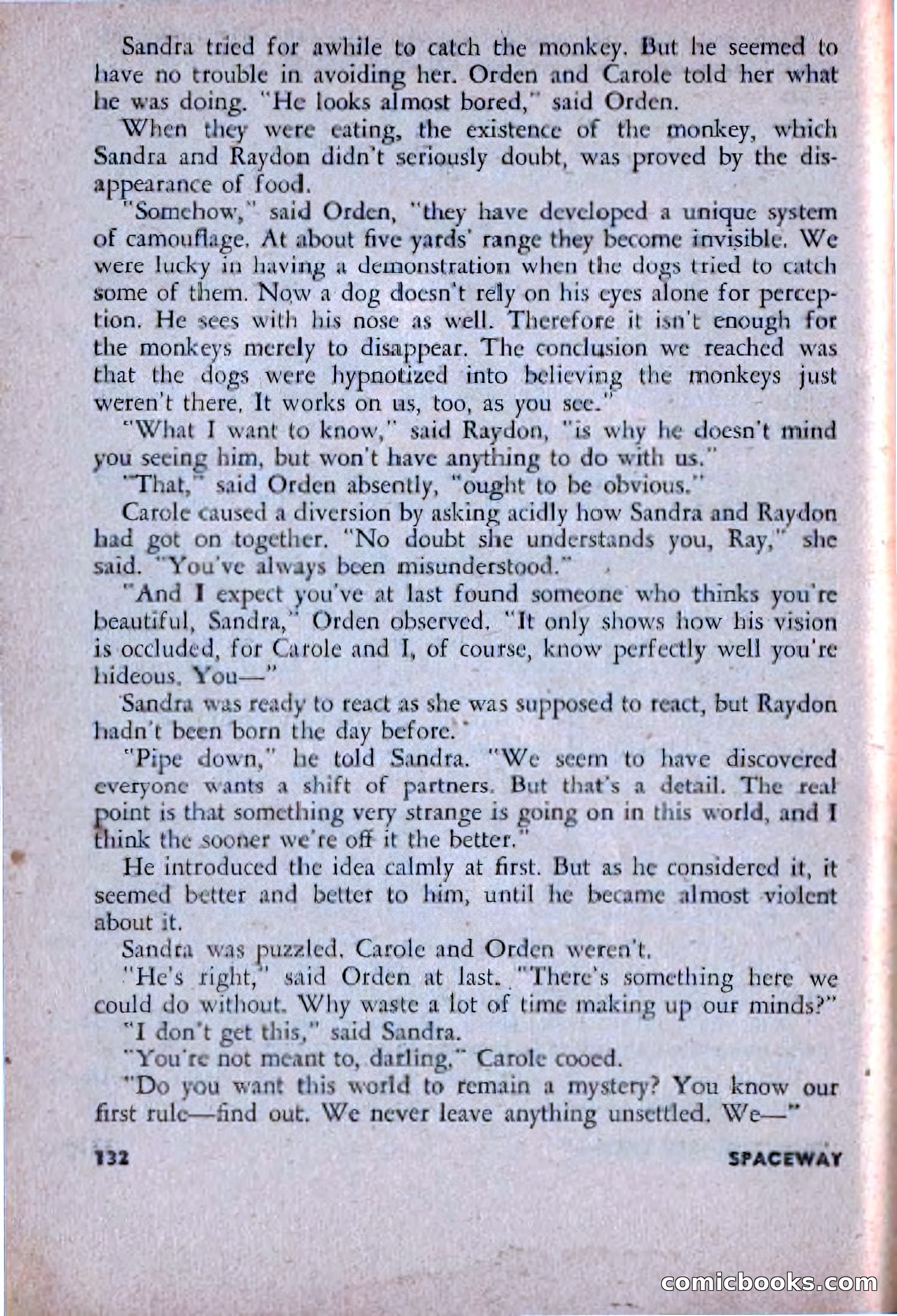 Spaceway, December 1953 — page 132 of 164