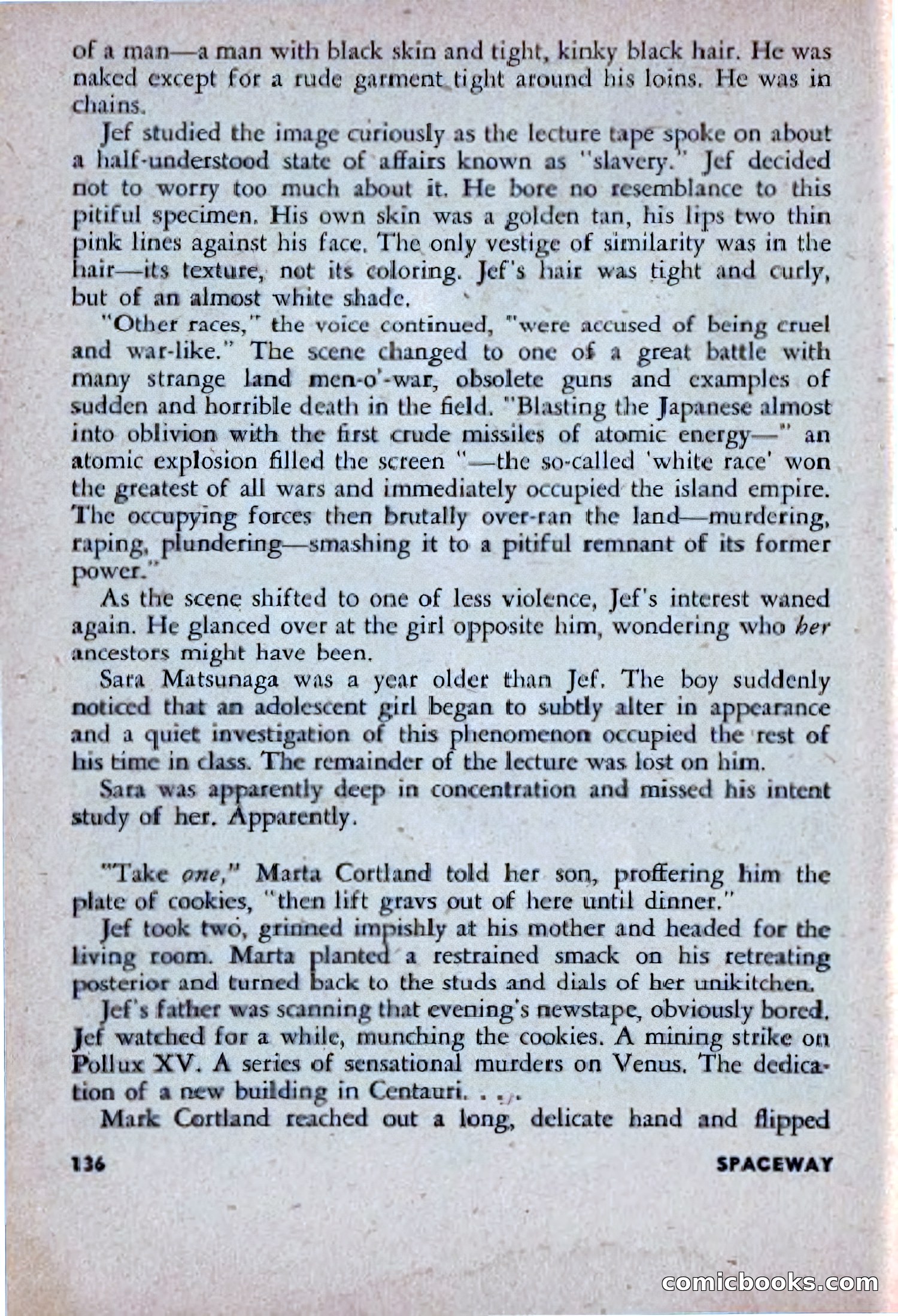 Spaceway, December 1953 — page 136 of 164