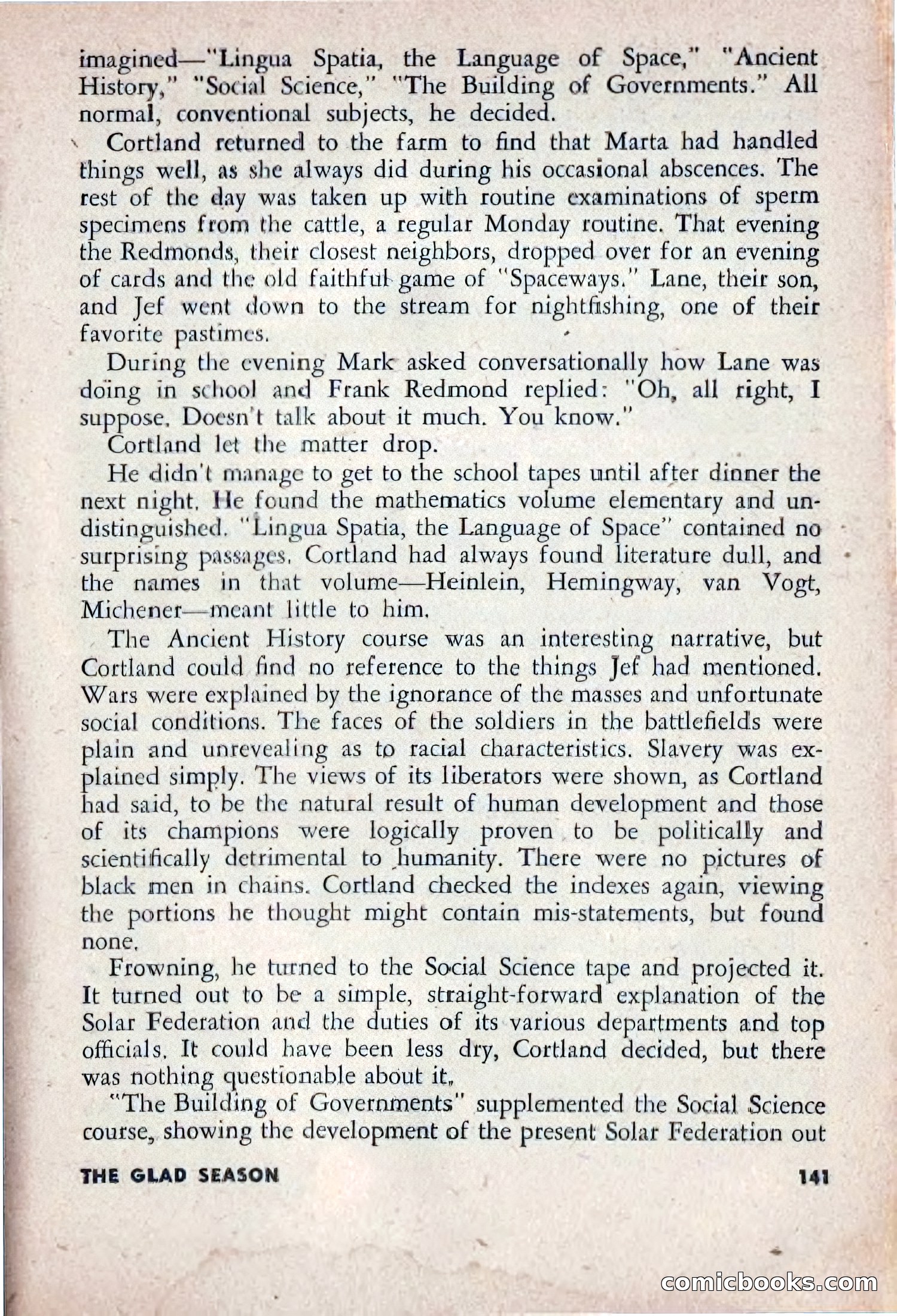 Spaceway, December 1953 — page 141 of 164