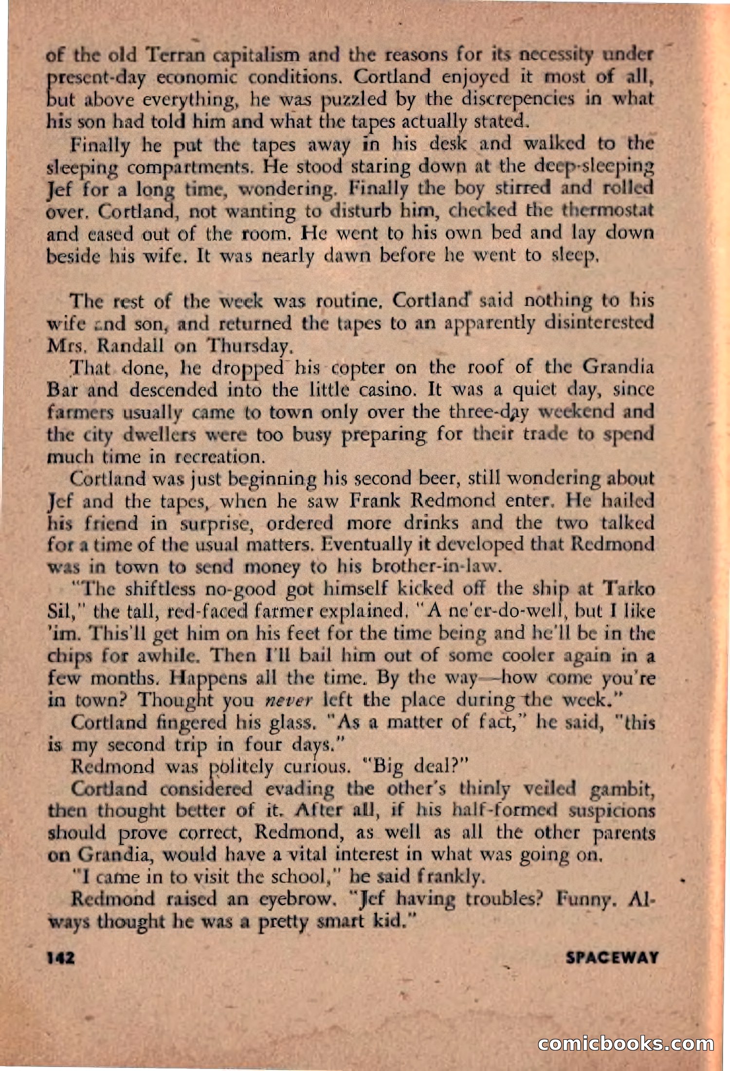 Spaceway, December 1953 — page 142 of 164