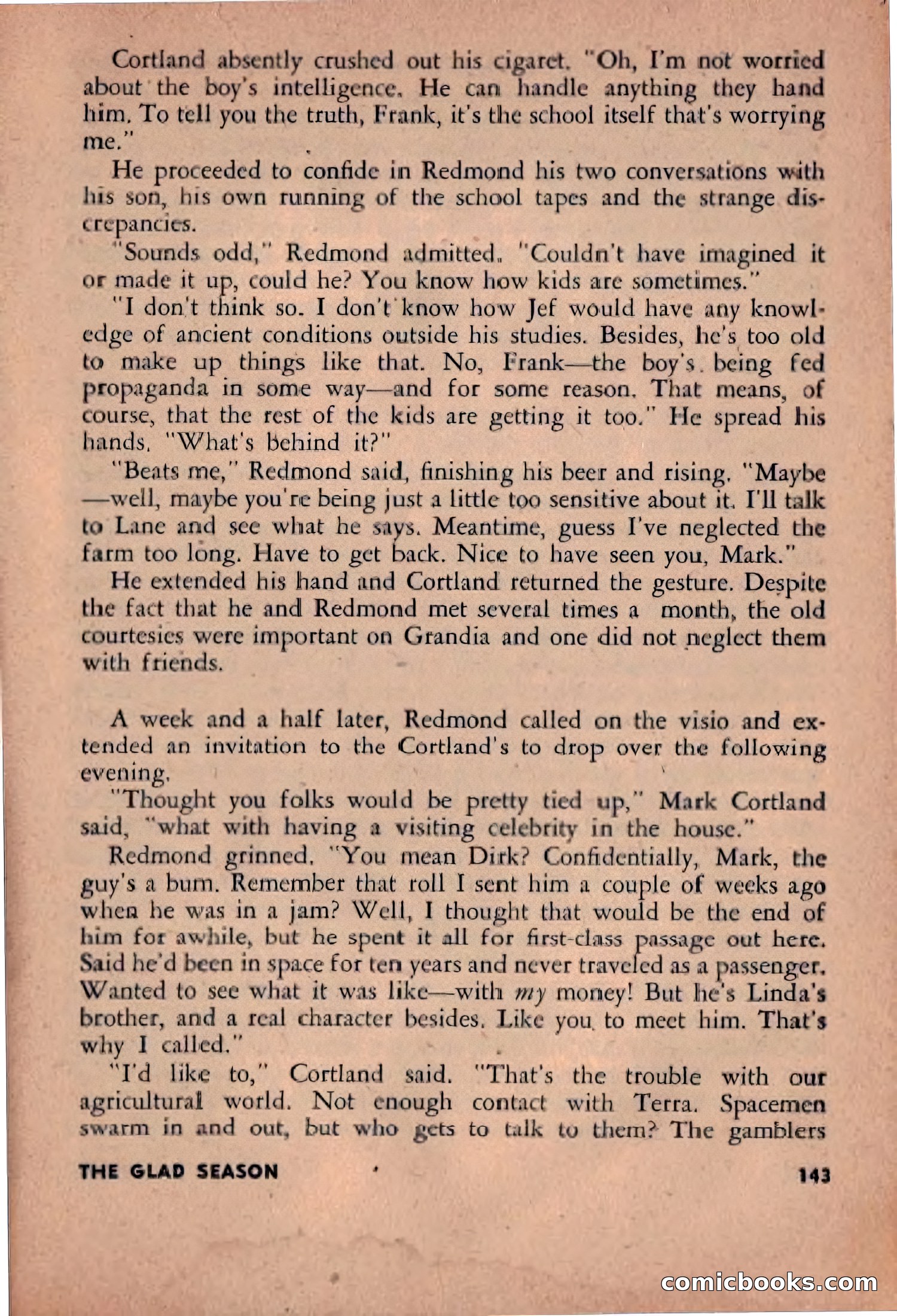 Spaceway, December 1953 — page 143 of 164