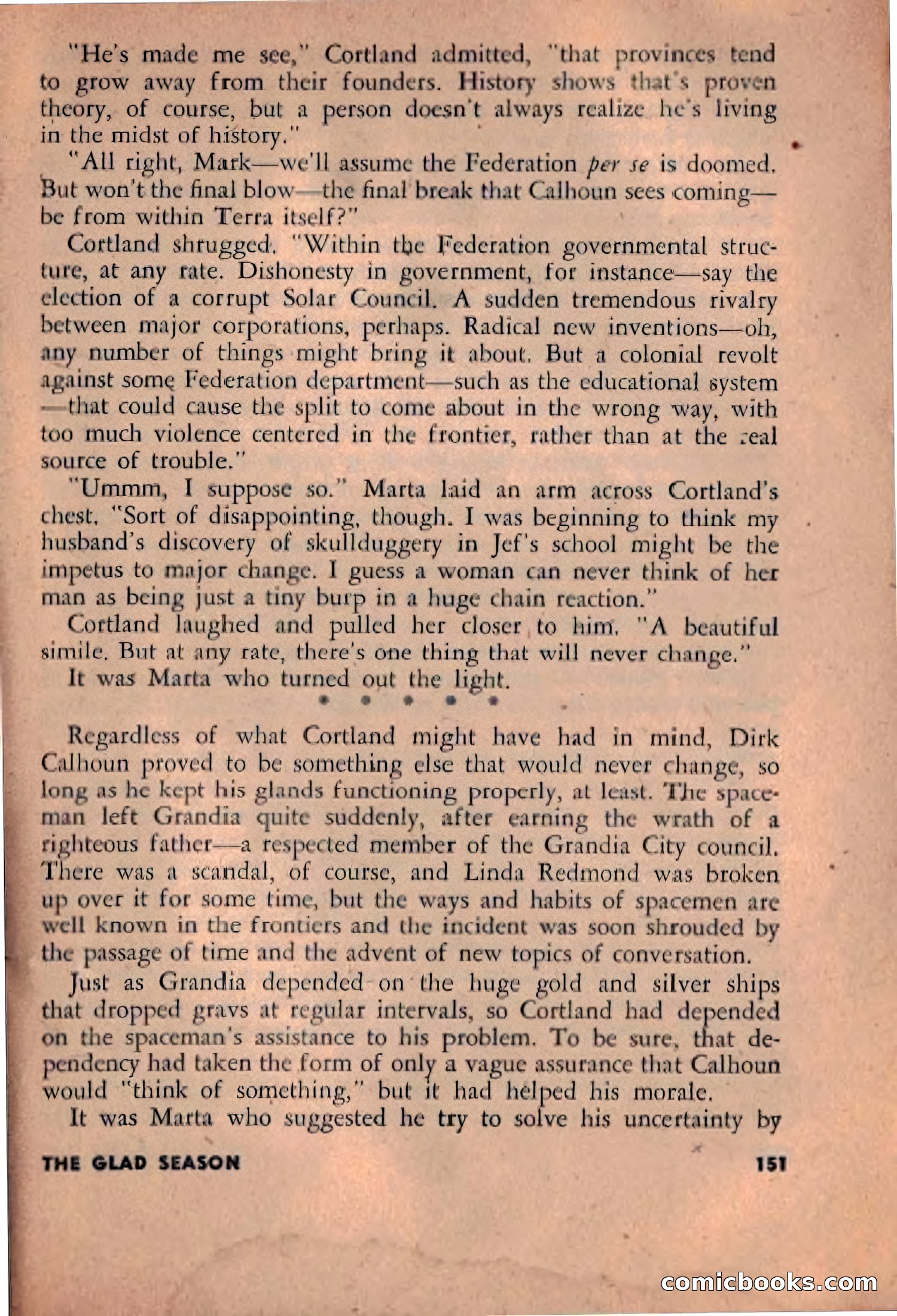 Spaceway, December 1953 — page 151 of 164