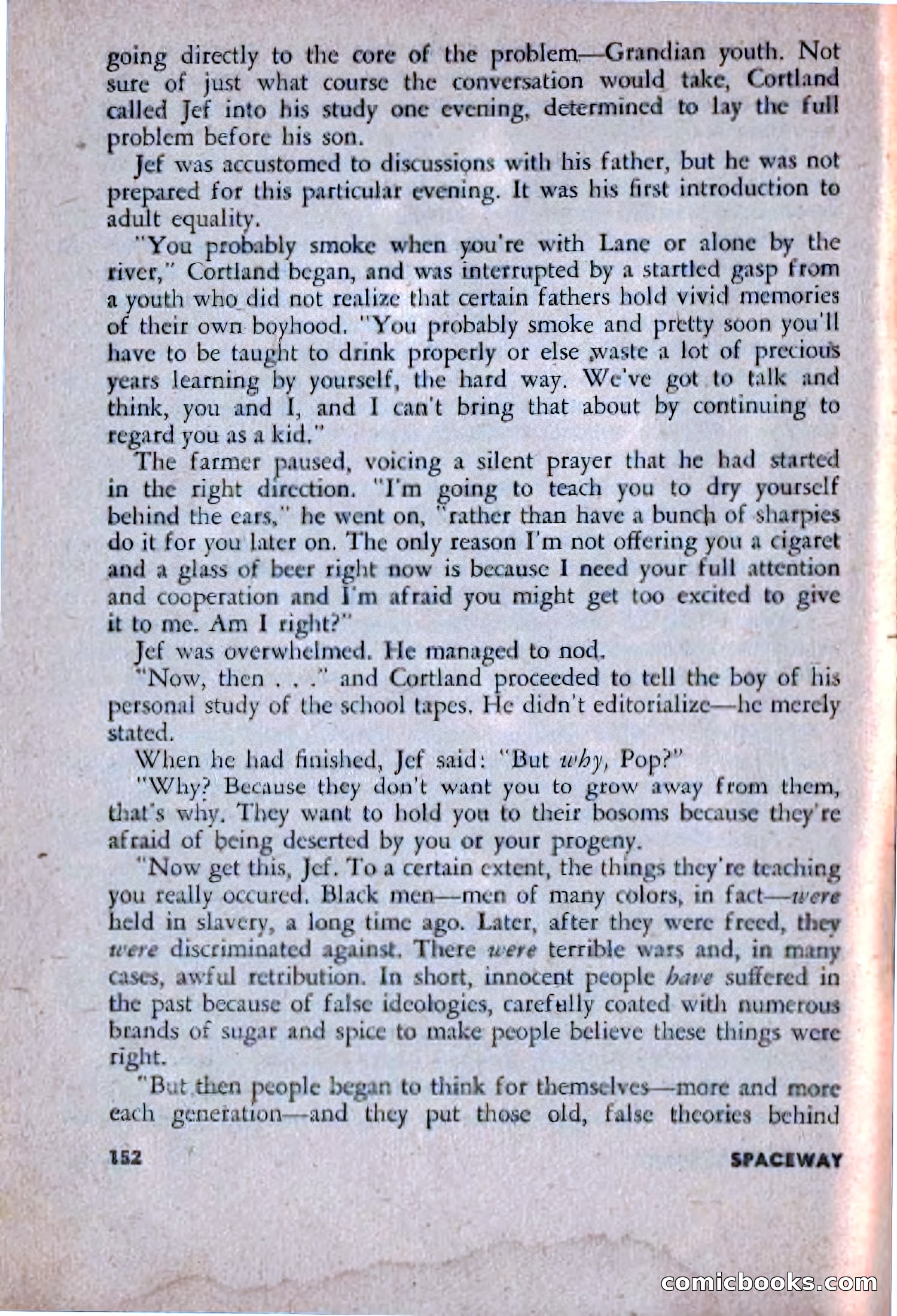 Spaceway, December 1953 — page 152 of 164