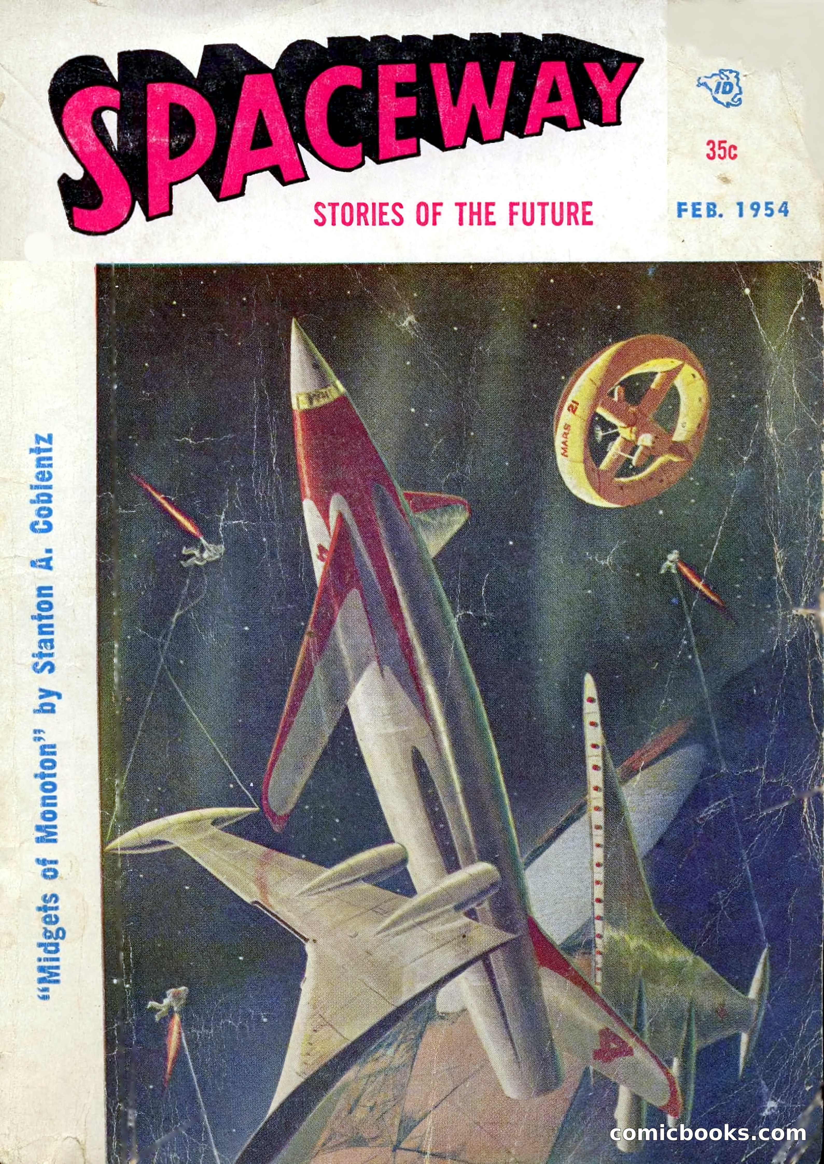 Spaceway, February 1954 — page 1 of 168