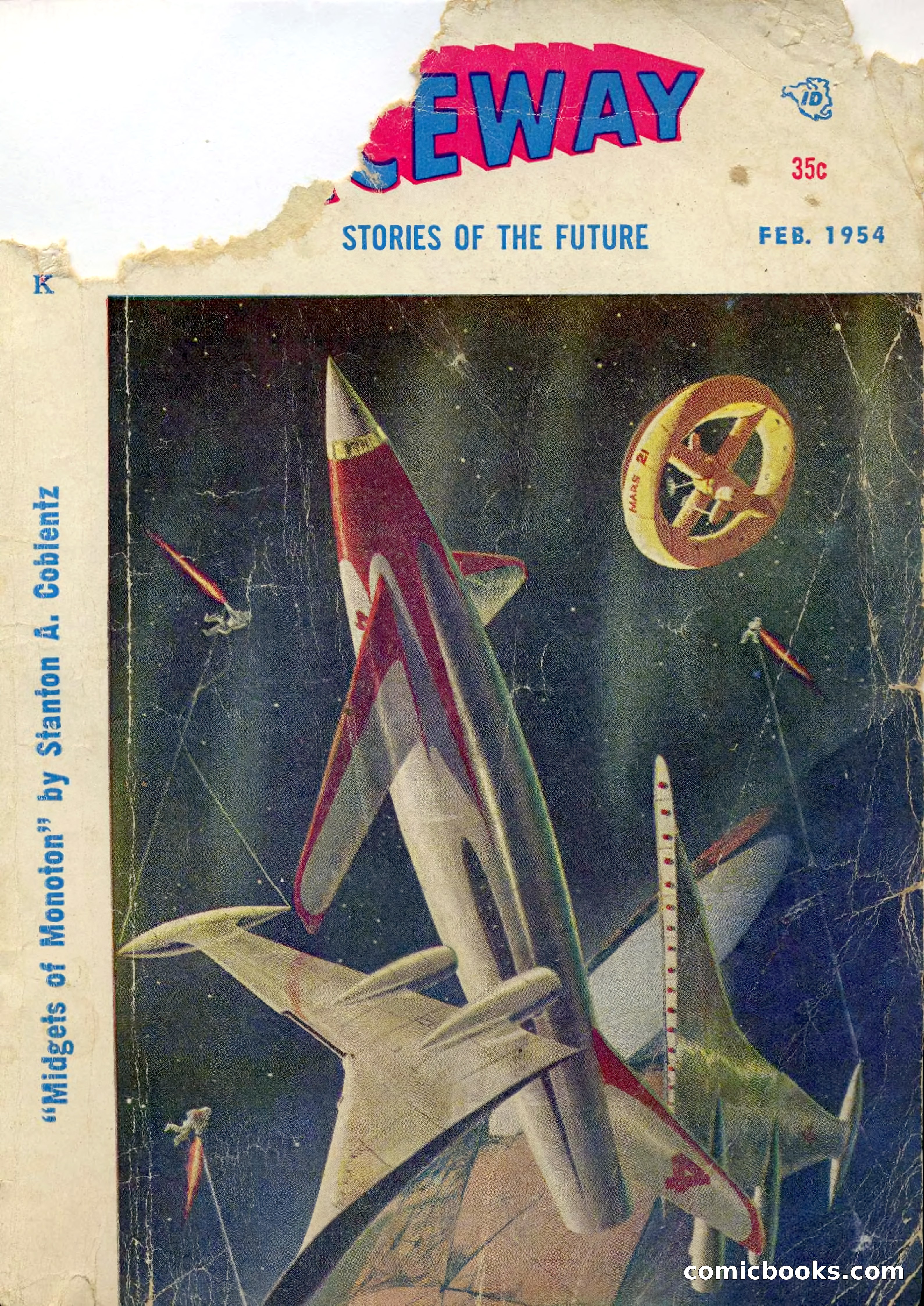 Spaceway, February 1954 — page 3 of 168