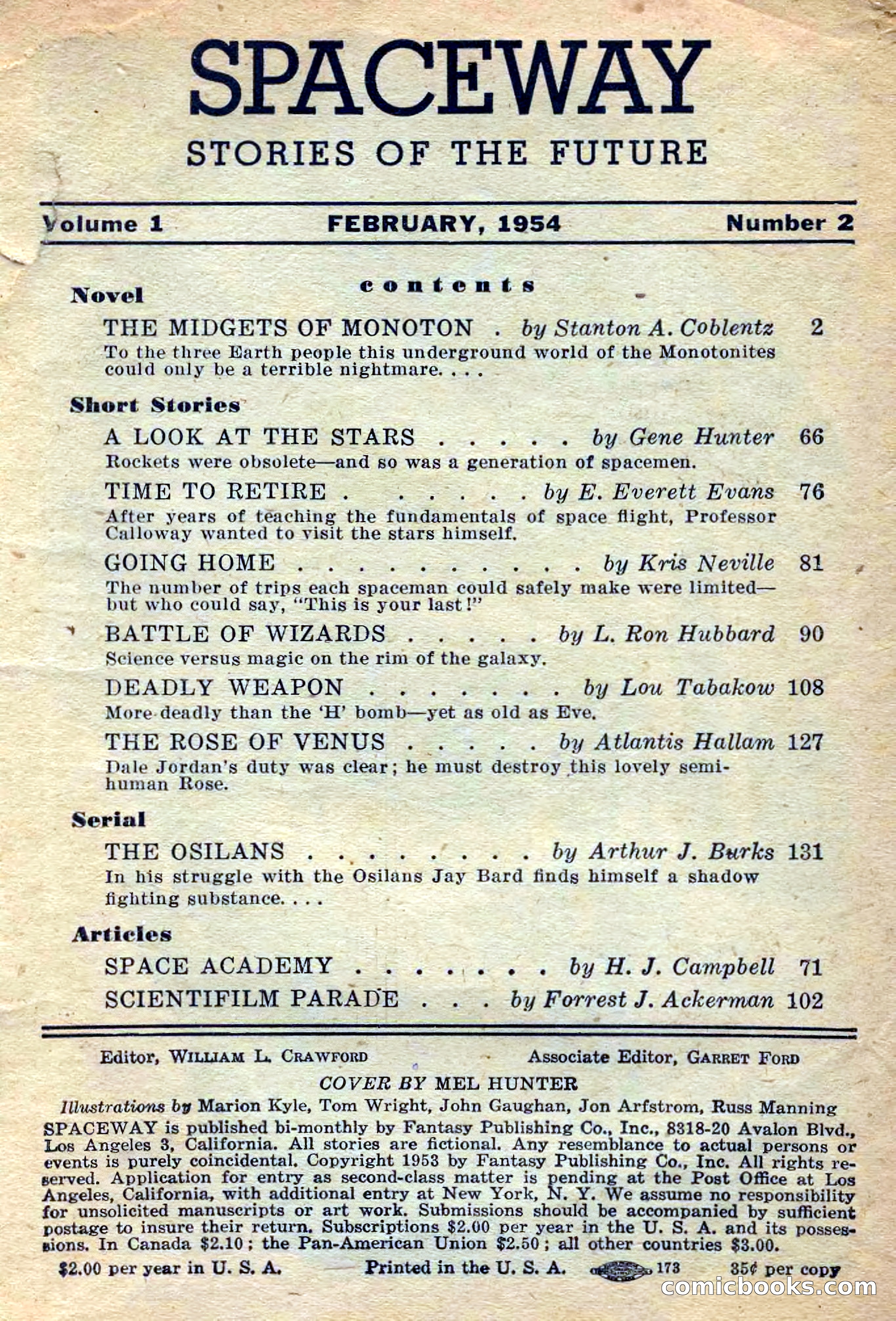 Spaceway, February 1954 — page 5 of 168