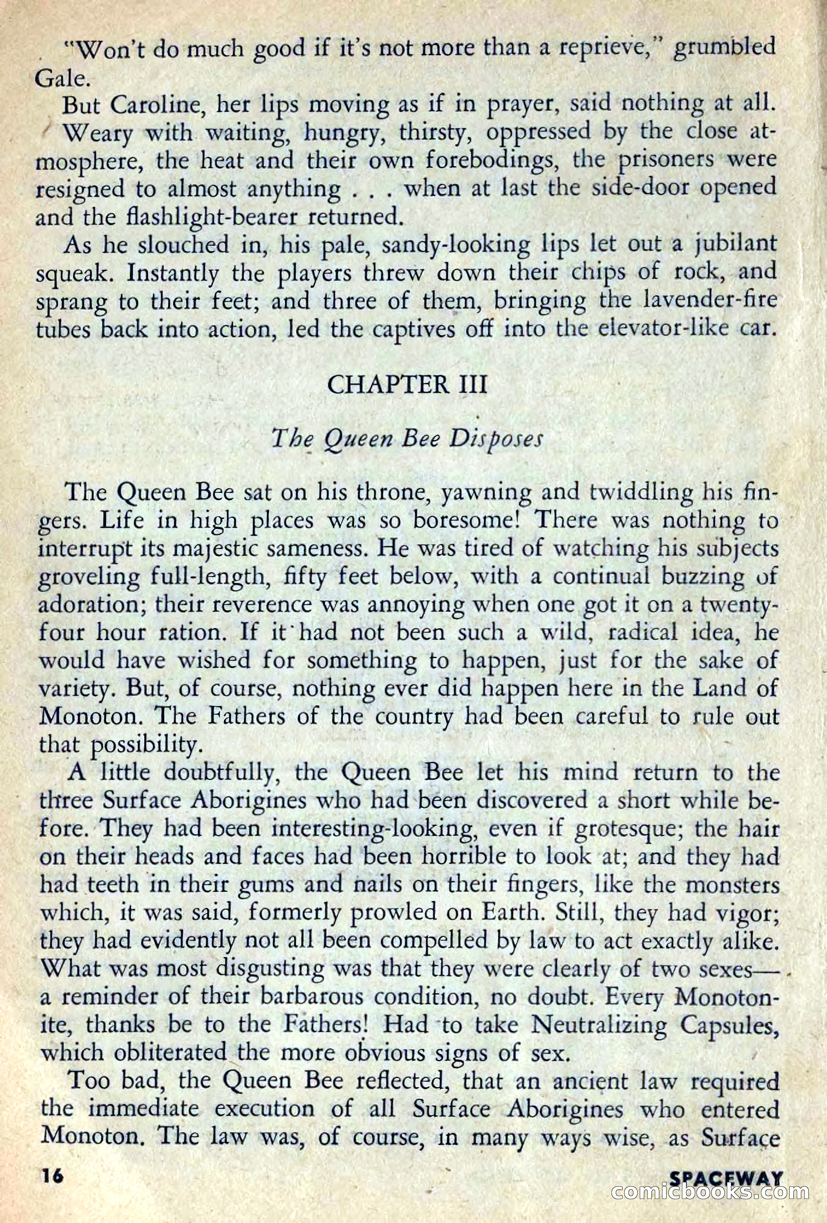 Spaceway, February 1954 — page 21 of 168