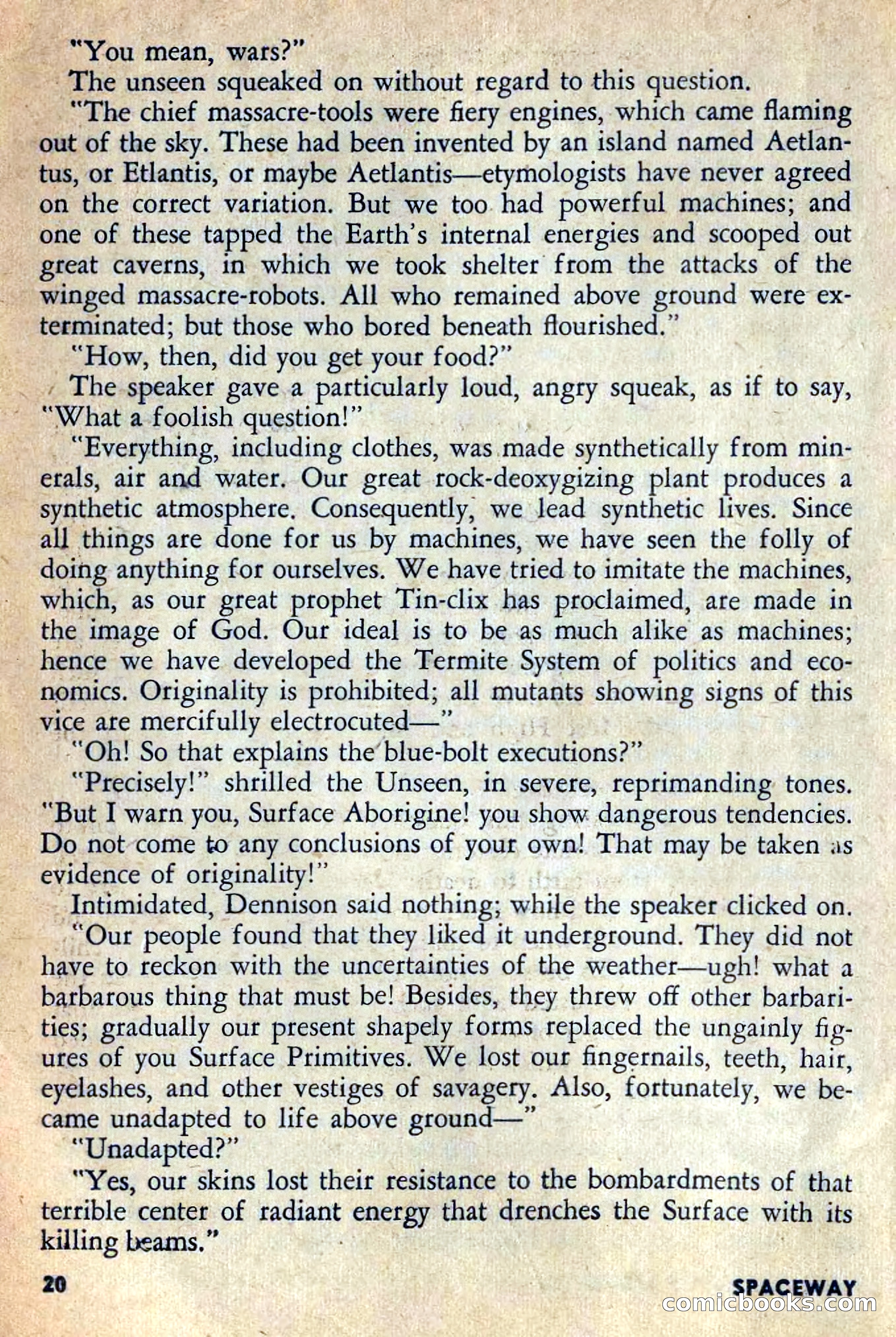 Spaceway, February 1954 — page 25 of 168