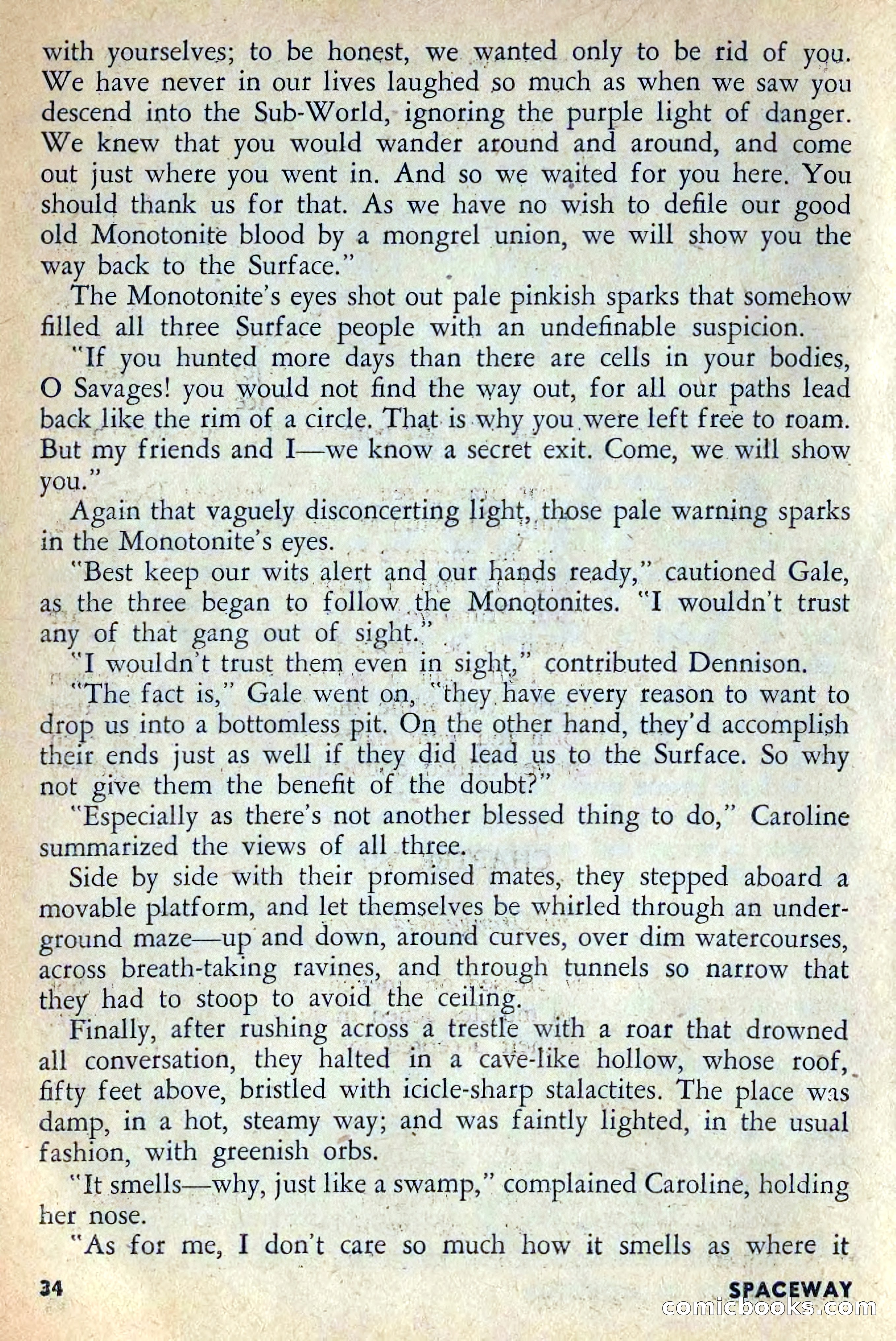 Spaceway, February 1954 — page 39 of 168