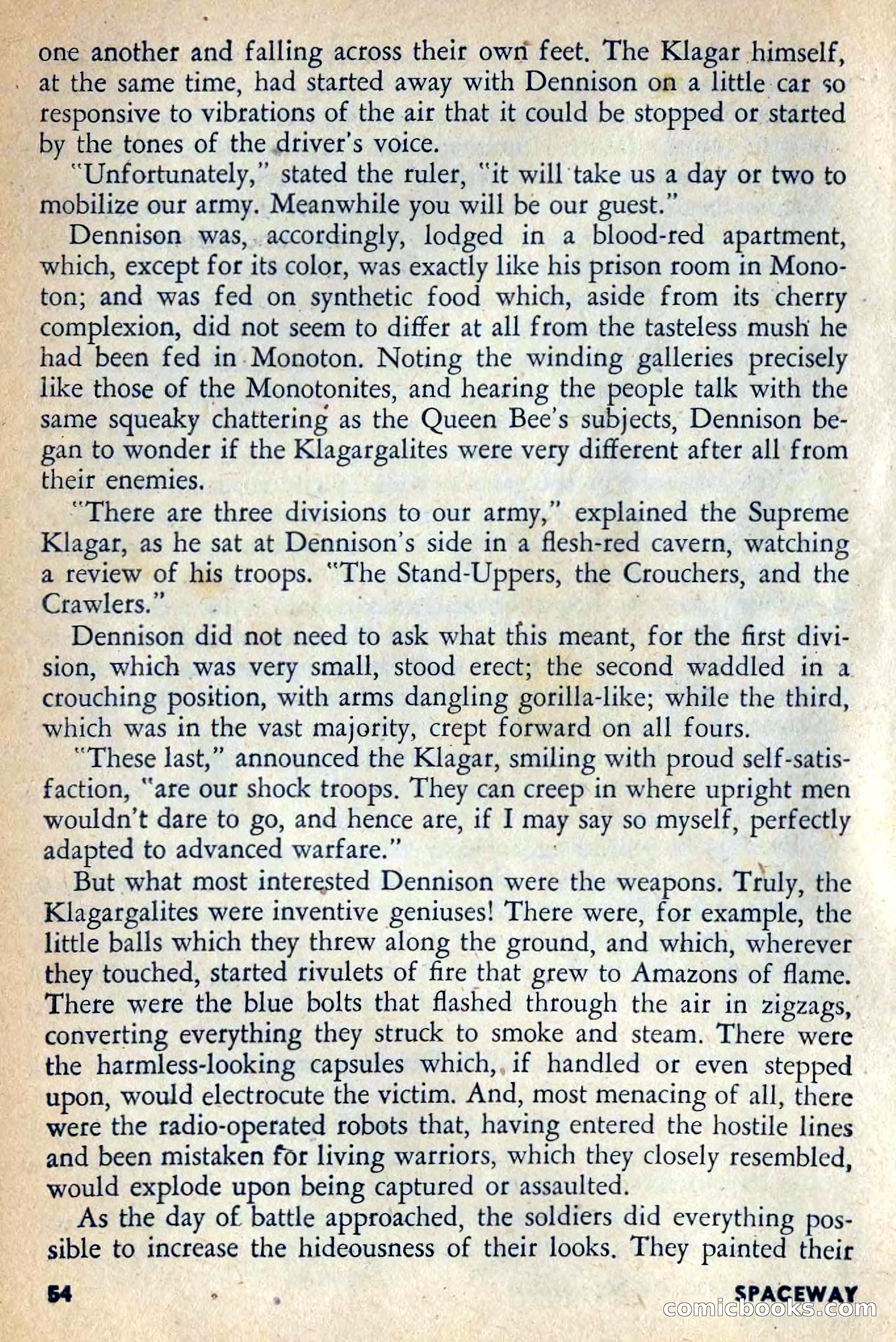 Spaceway, February 1954 — page 59 of 168