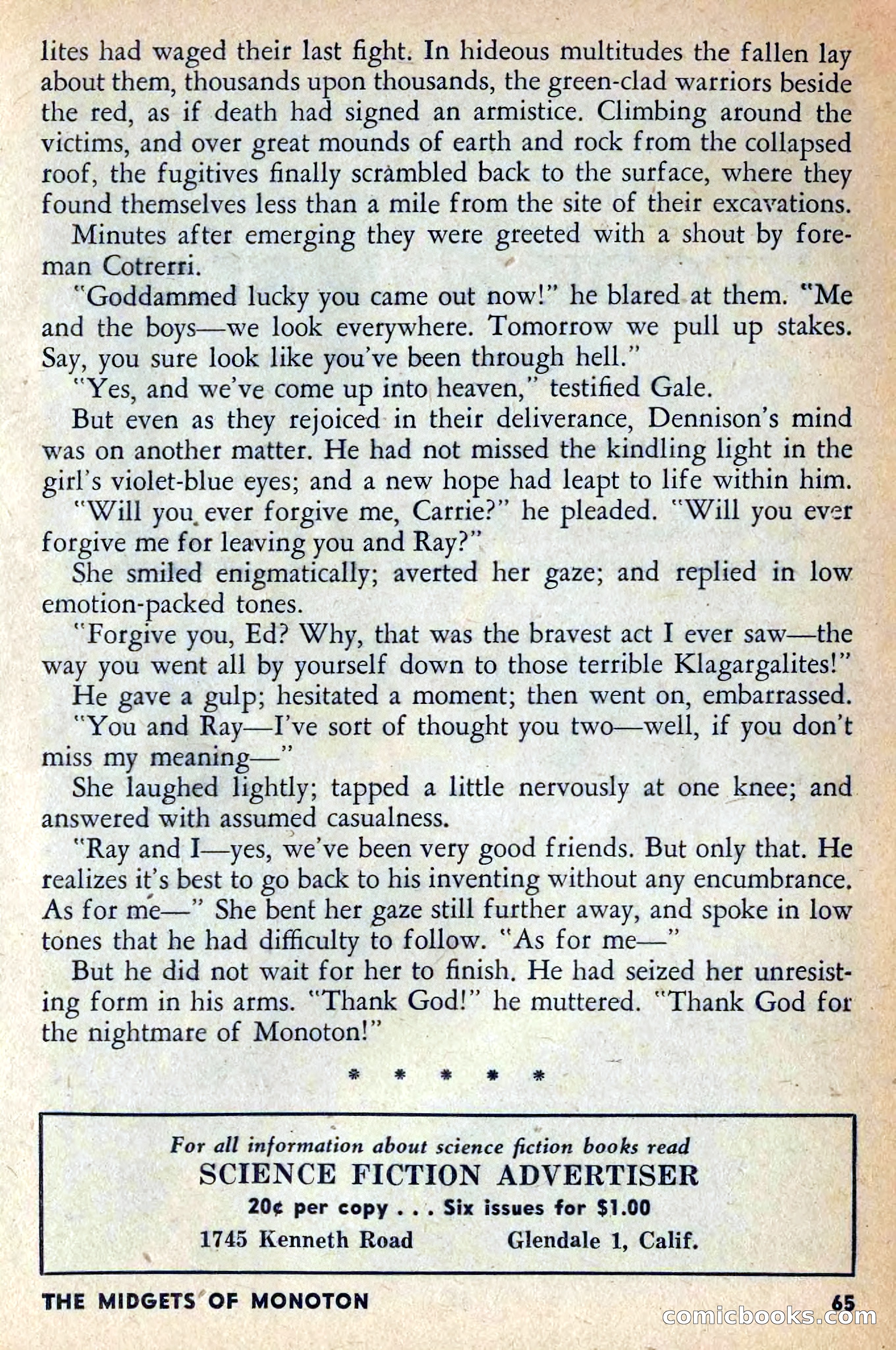 Spaceway, February 1954 — page 70 of 168