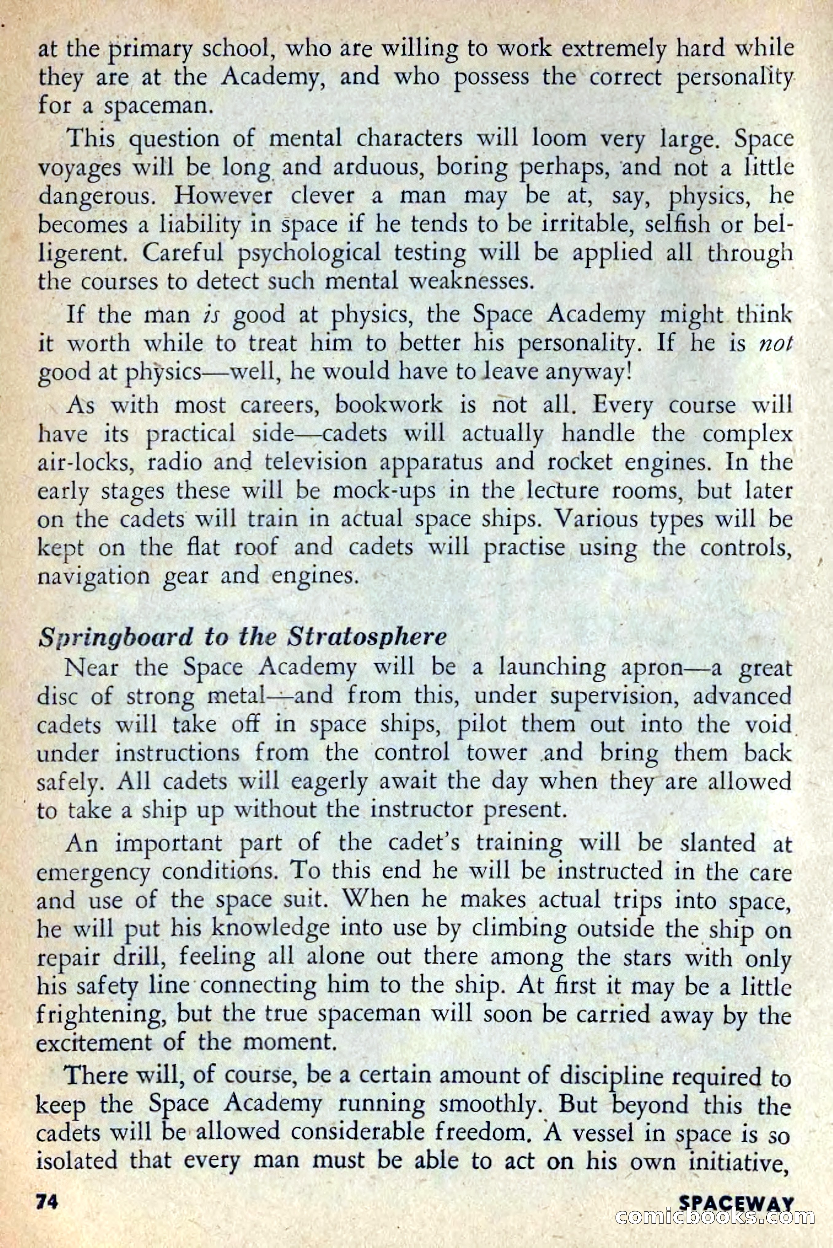 Spaceway, February 1954 — page 79 of 168