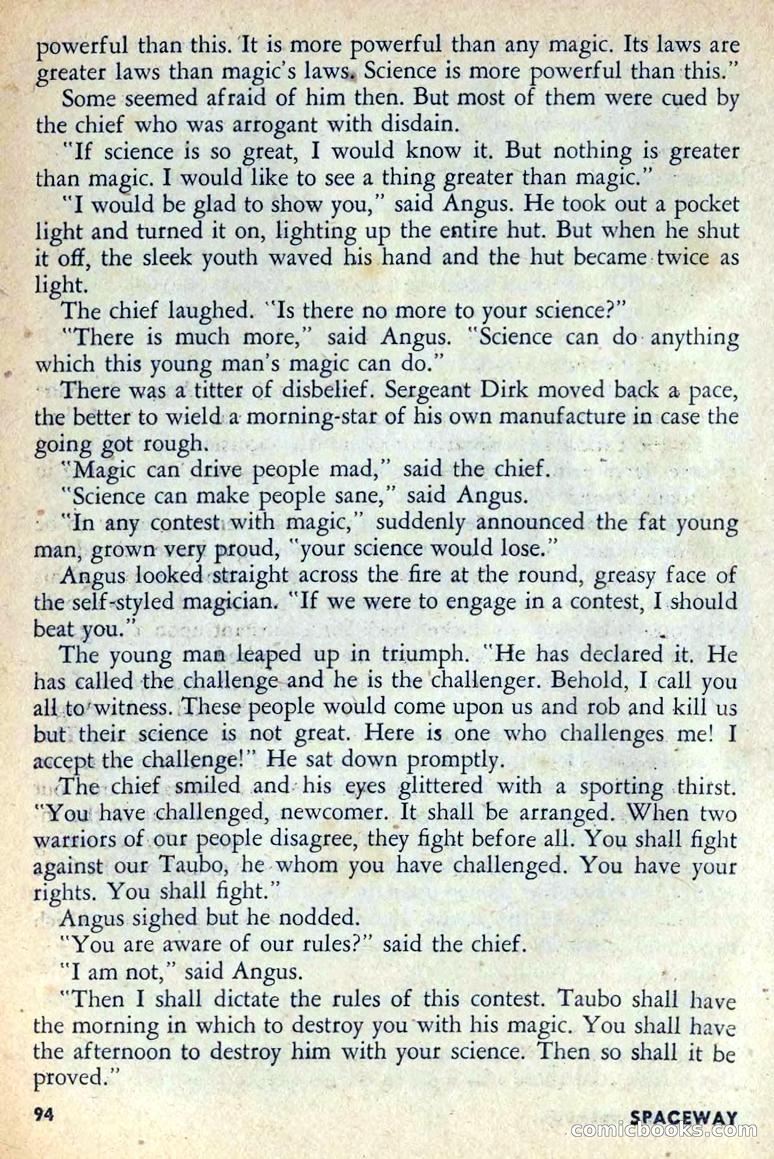 Spaceway, February 1954 — page 99 of 168
