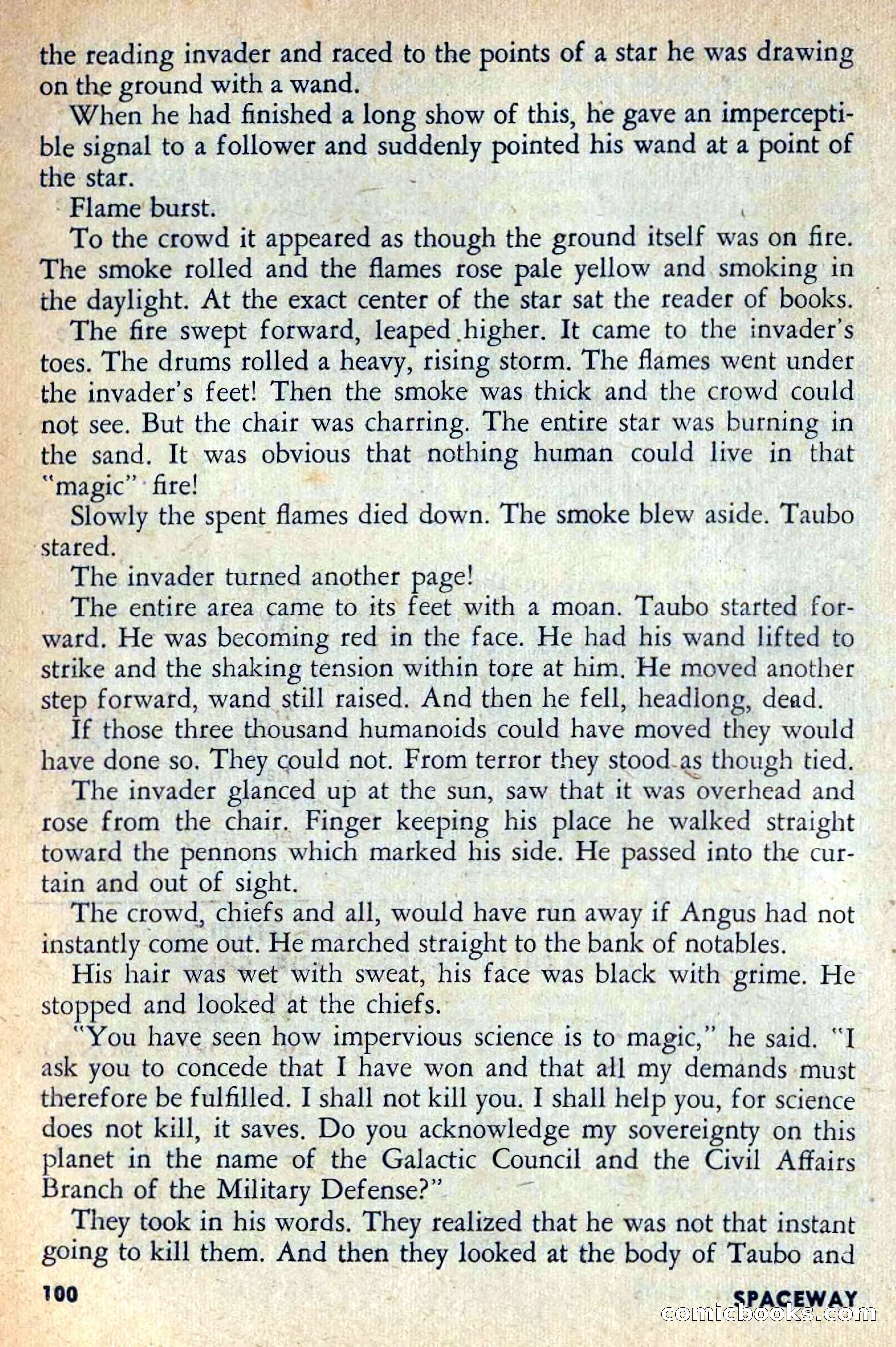 Spaceway, February 1954 — page 105 of 168