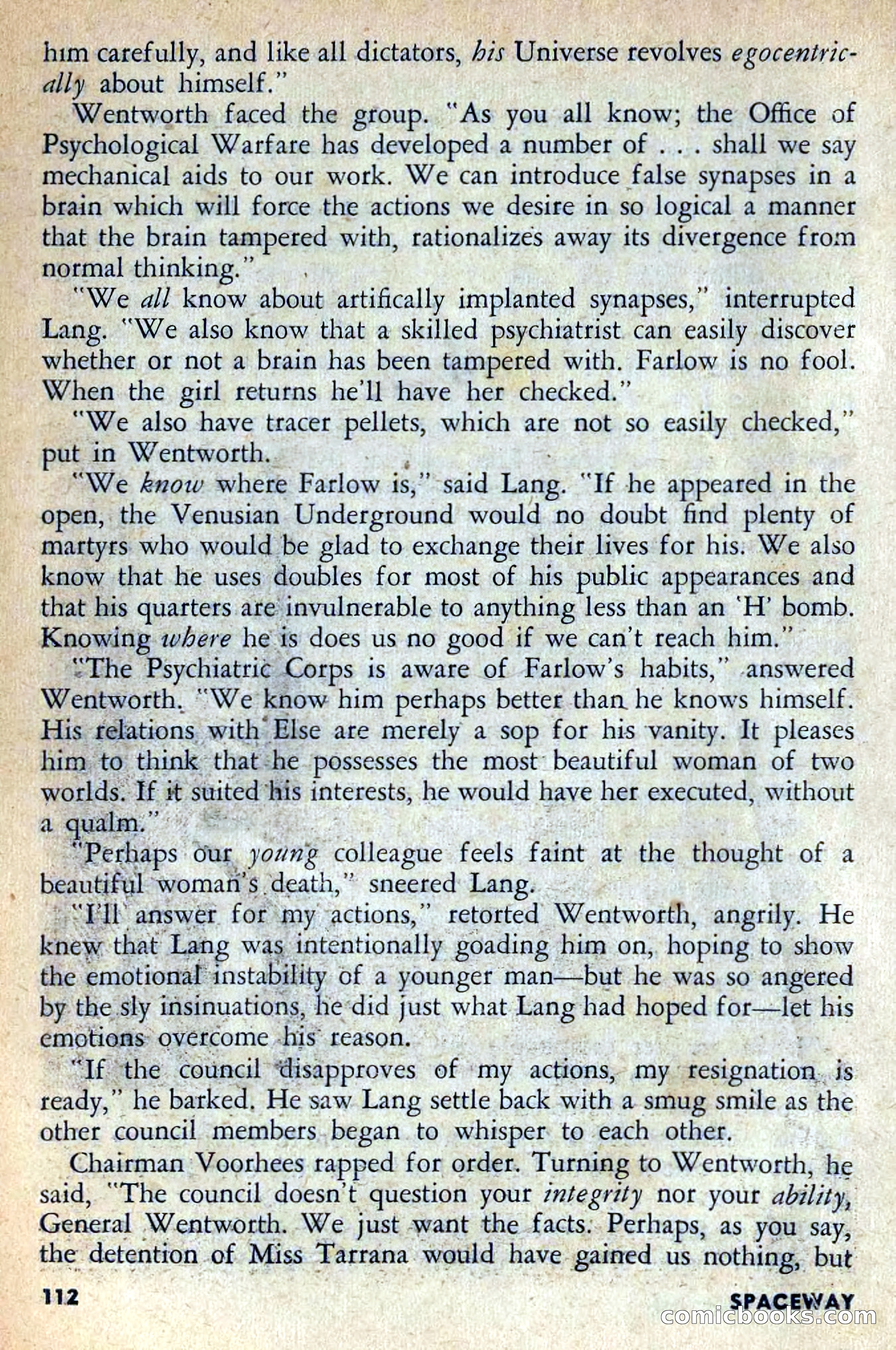Spaceway, February 1954 — page 117 of 168